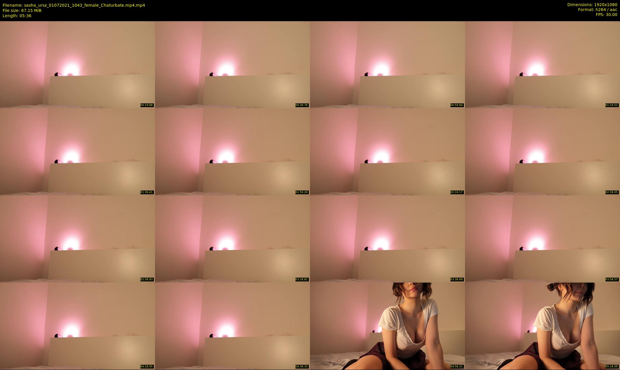 sasha_ursx — 6 minute Chaturbate female cam show recording, 1080p, Jul 1, 2021