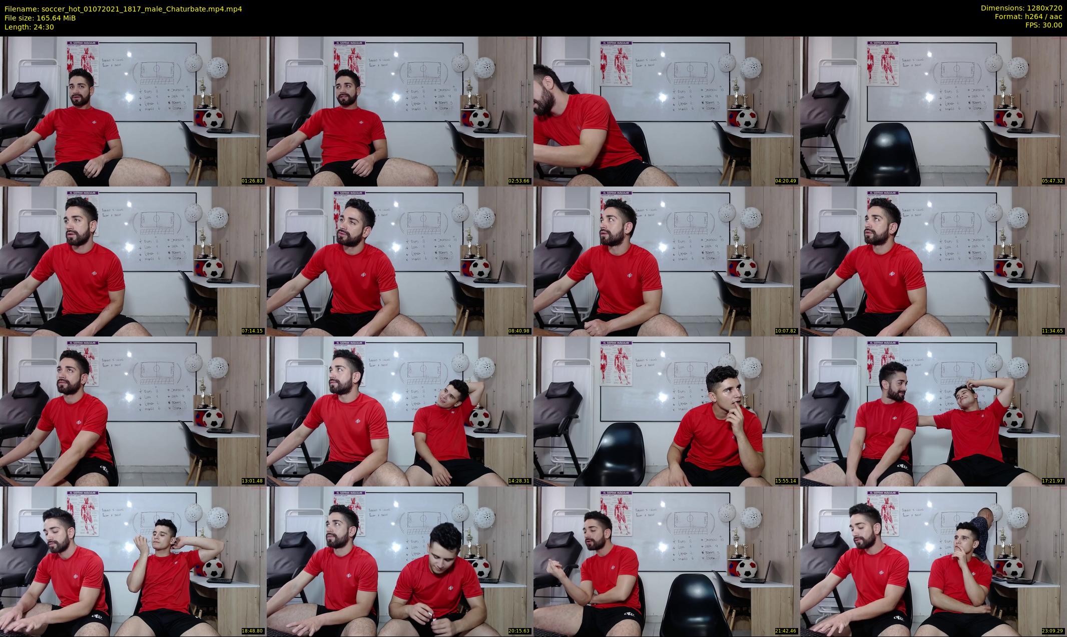 soccer_hot — 25 minute Chaturbate male cam show recording, 720p, Jul 1, 2021