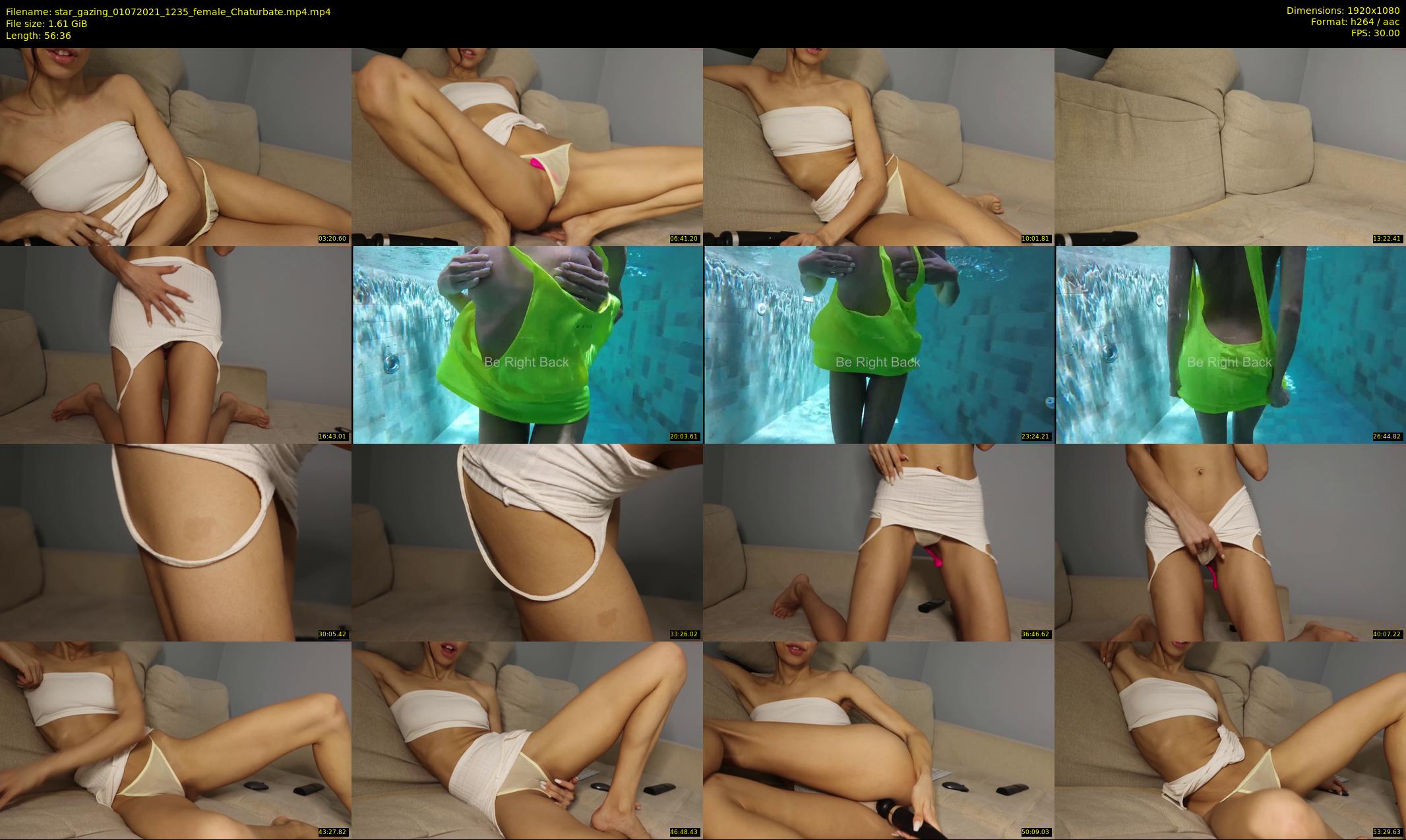 star_gazing — 57 minute Chaturbate female cam show recording, 1080p, Jul 1, 2021