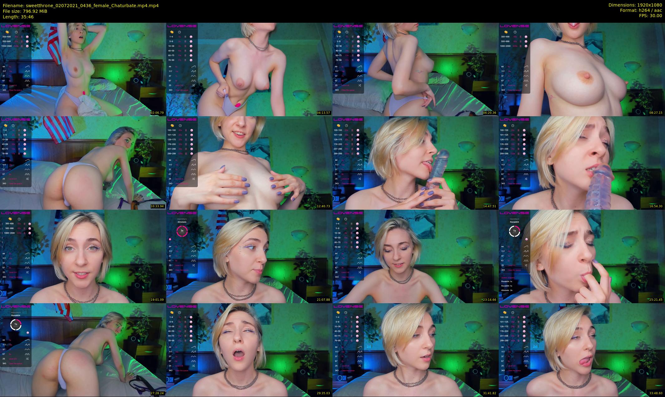 sweetthrone — 36 minute Chaturbate couple cam show recording, 1080p, Jul 2, 2021