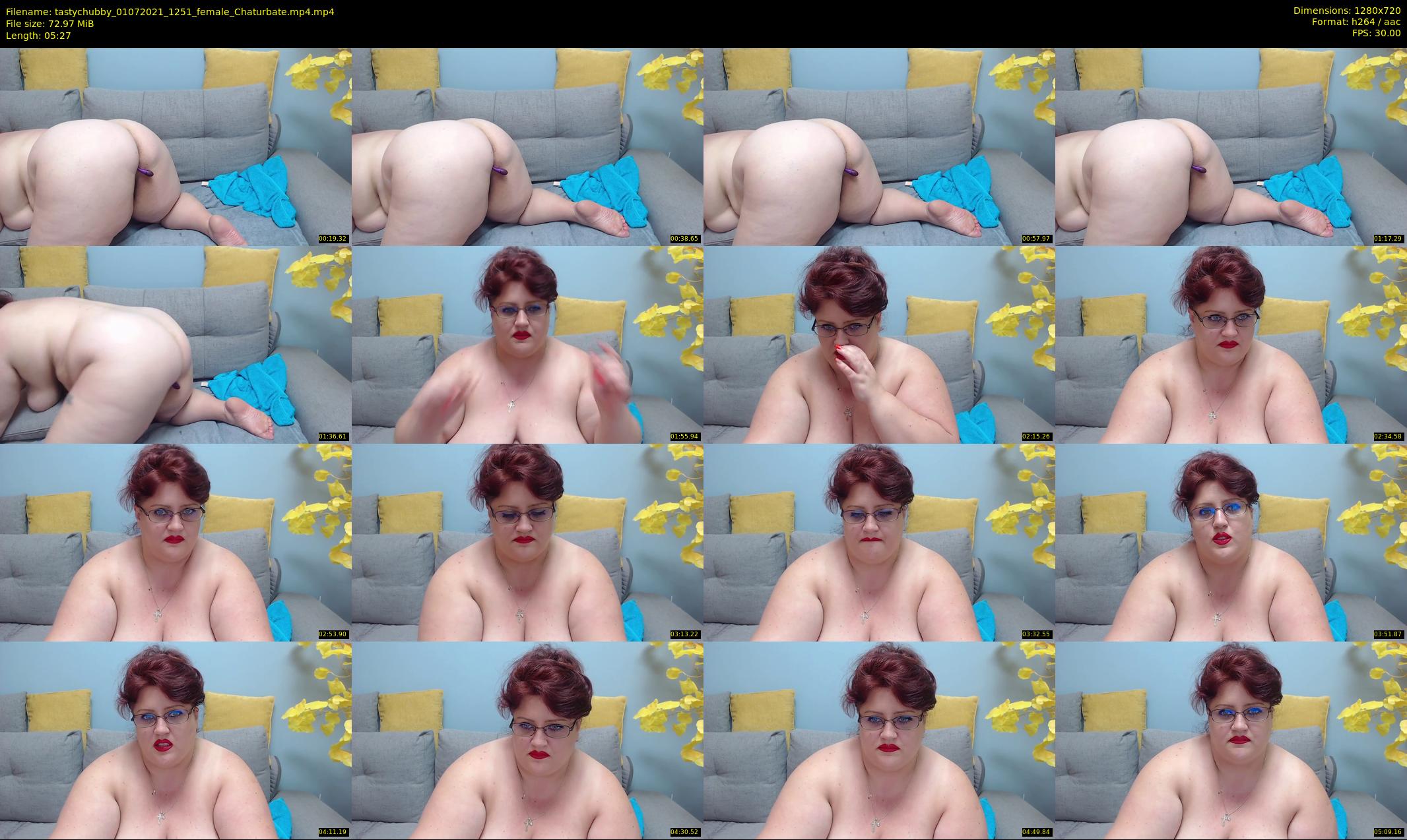 tastychubby — 6 minute Chaturbate female cam show recording, 720p, Jul 1, 2021