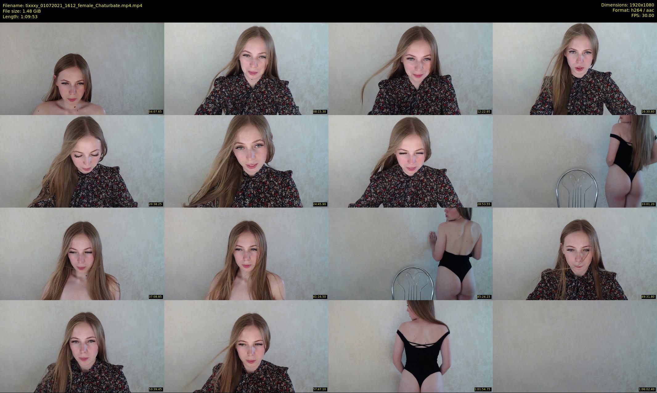 tixxxy — 70 minute Chaturbate female cam show recording, 1080p, Jul 1, 2021