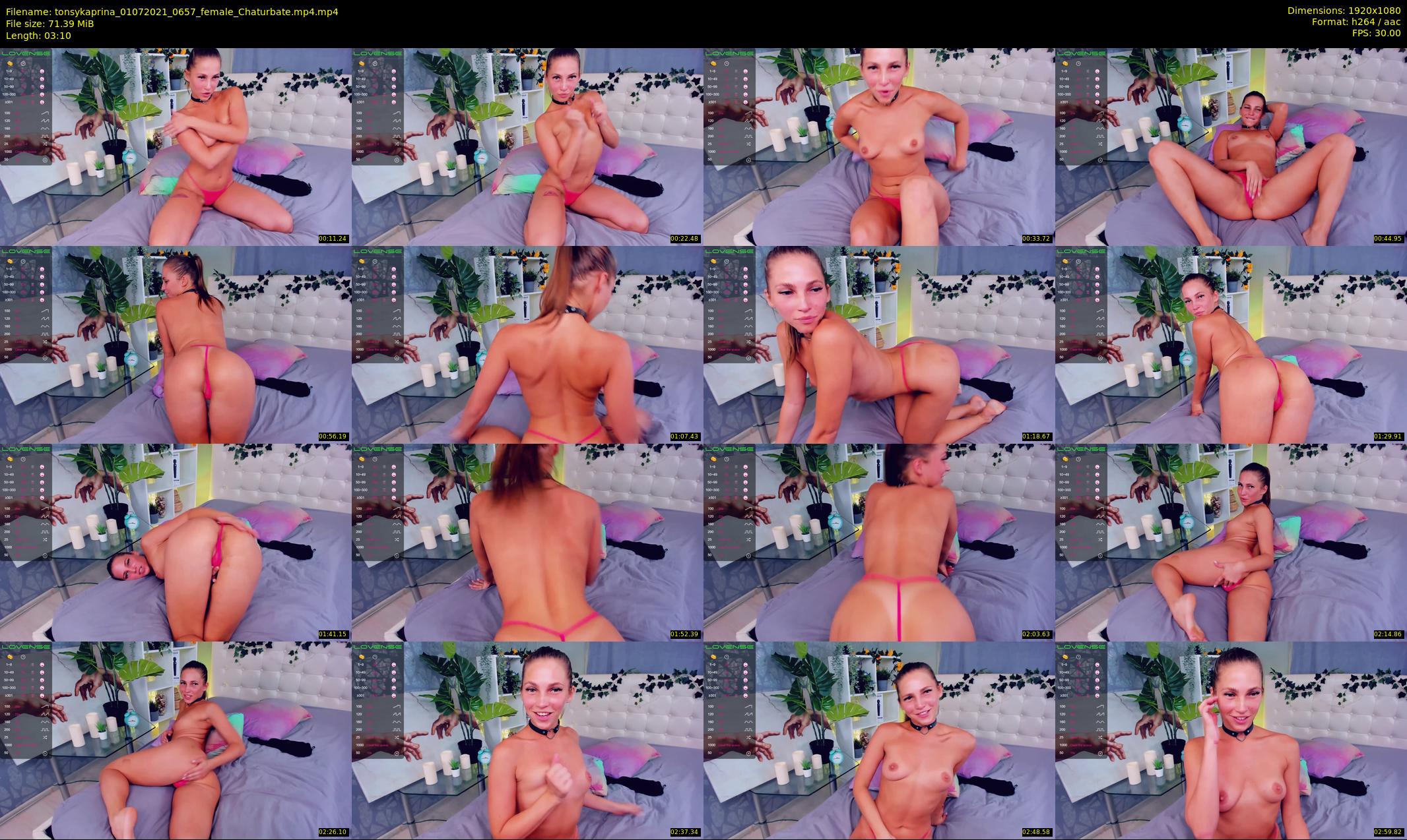 tonsykaprina — 4 minute Chaturbate couple cam show recording, 1080p, Jul 1, 2021
