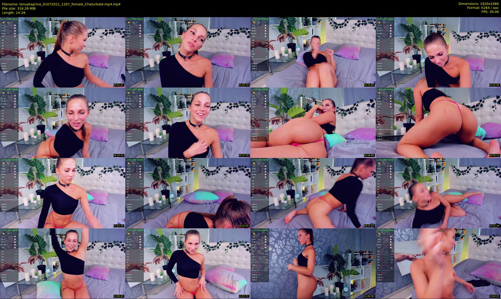 tonsykaprina — 15 minute Chaturbate couple cam show recording, 1080p, Jul 1, 2021
