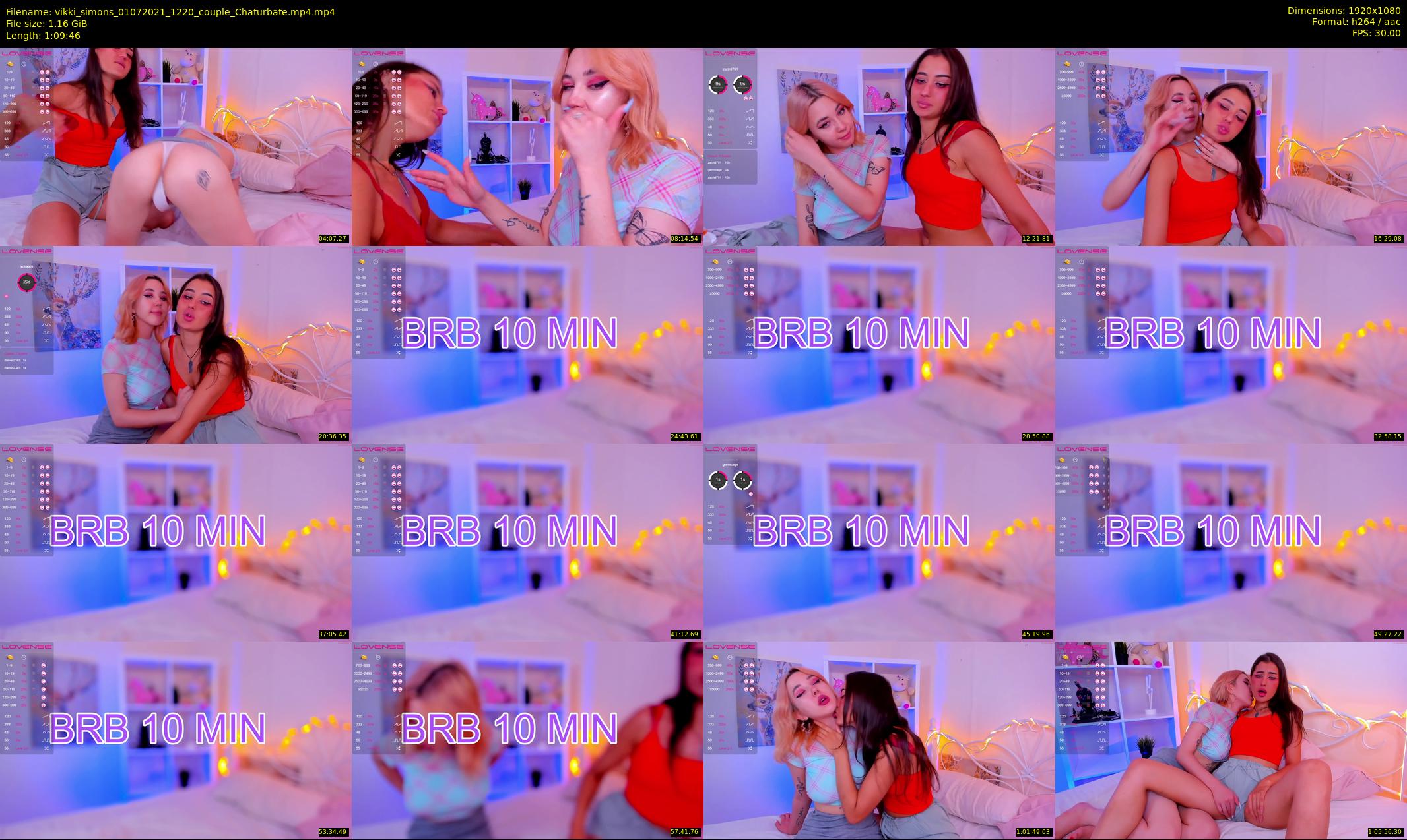 vikki_simons — 70 minute Chaturbate couple cam show recording, 1080p, Jul 1, 2021