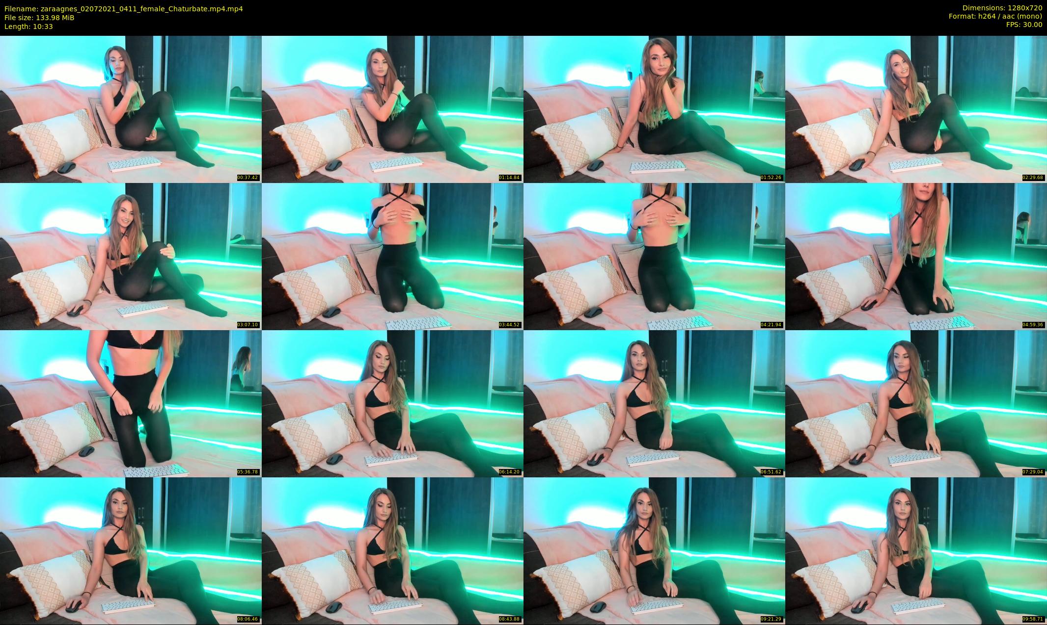 zaraagnes — 11 minute Chaturbate female cam show recording, 720p, Jul 2, 2021