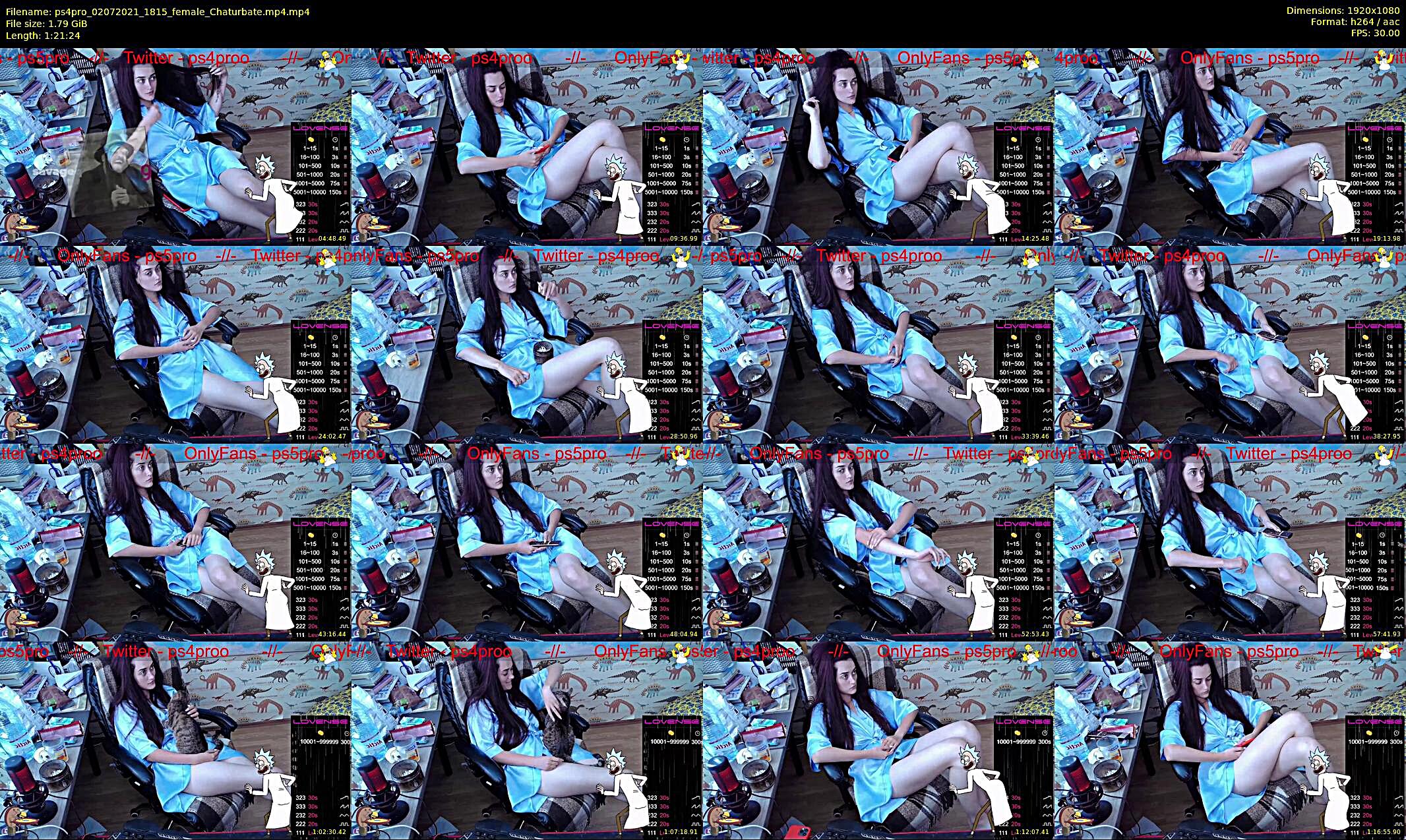 ps4pro — 82 minute Chaturbate female cam show recording, 1080p, Jul 2, 2021