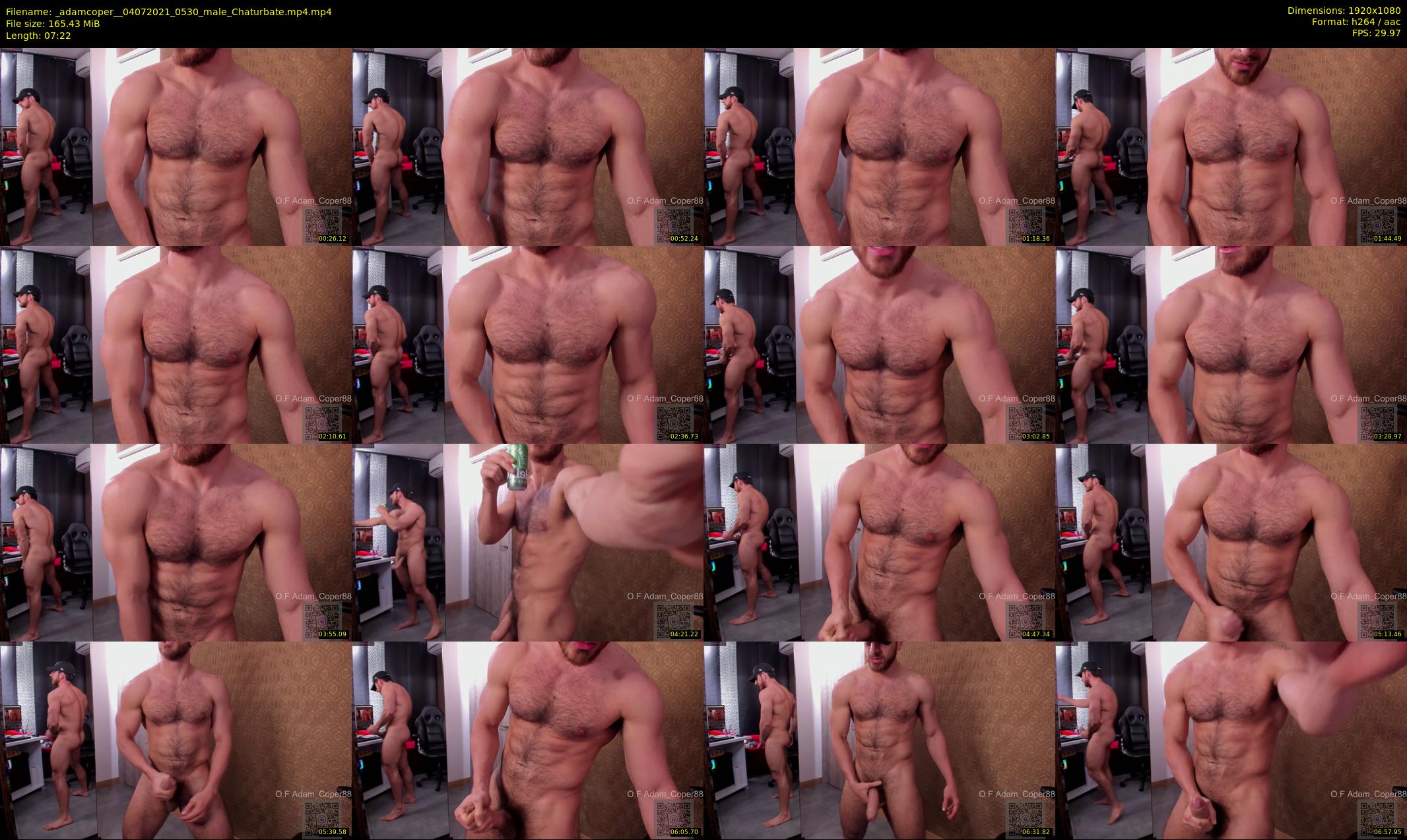 _adamcoper_ — 8 minute Chaturbate male cam show recording, 1080p, Jul 4, 2021