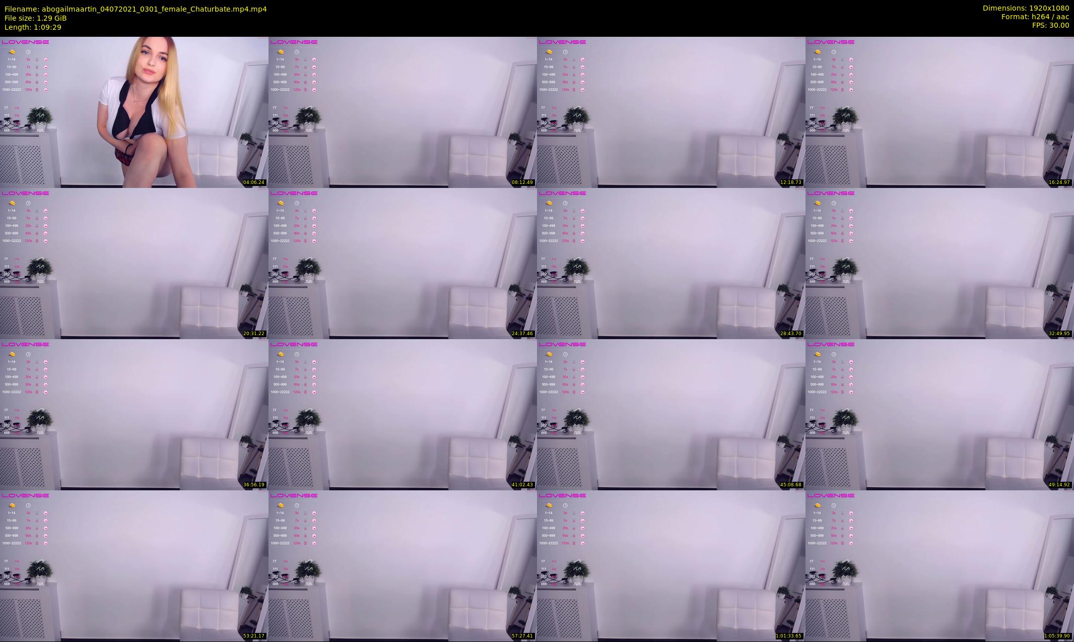 abogailmaartin — 70 minute Chaturbate female cam show recording, 1080p, Jul 4, 2021