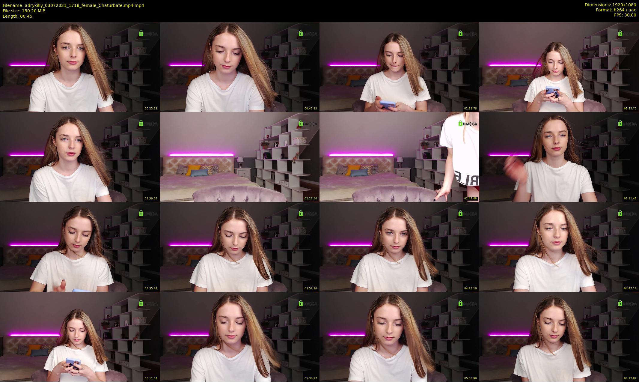 adrykilly — 7 minute Chaturbate female cam show recording, 1080p, Jul 3, 2021