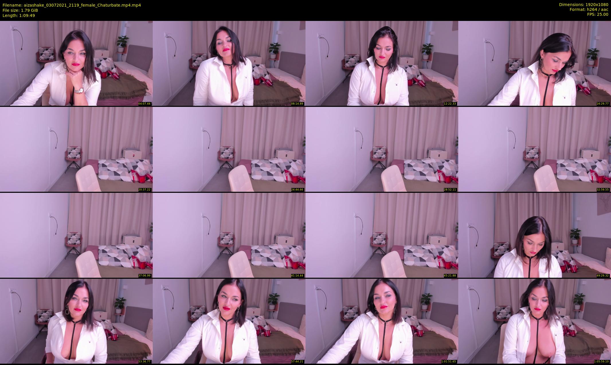 aizashake — 70 minute Chaturbate female cam show recording, 1080p, Jul 3, 2021