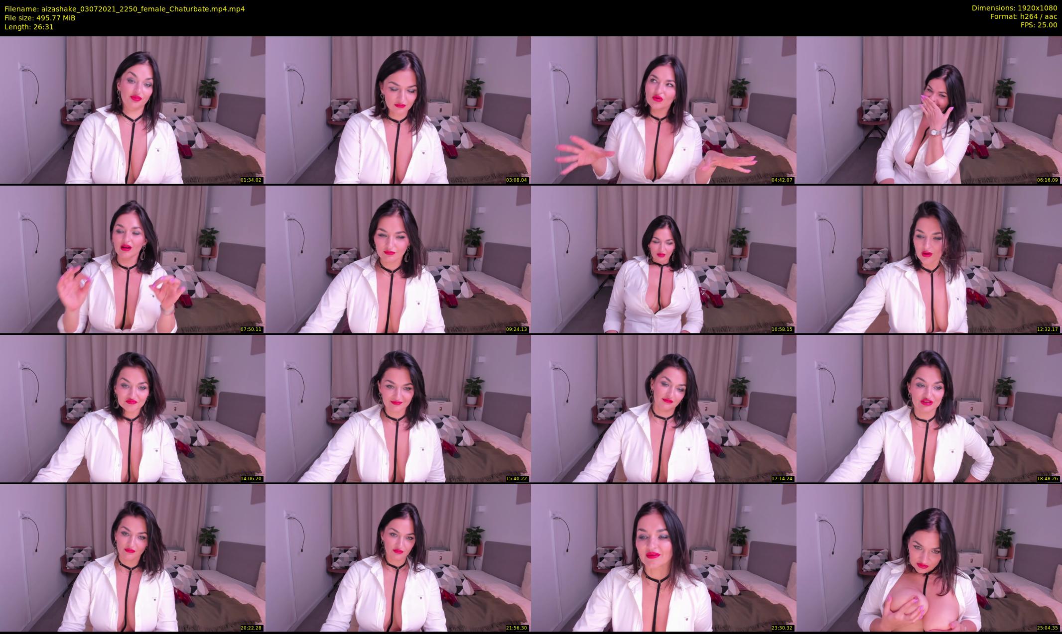 aizashake — 27 minute Chaturbate female cam show recording, 1080p, Jul 3, 2021