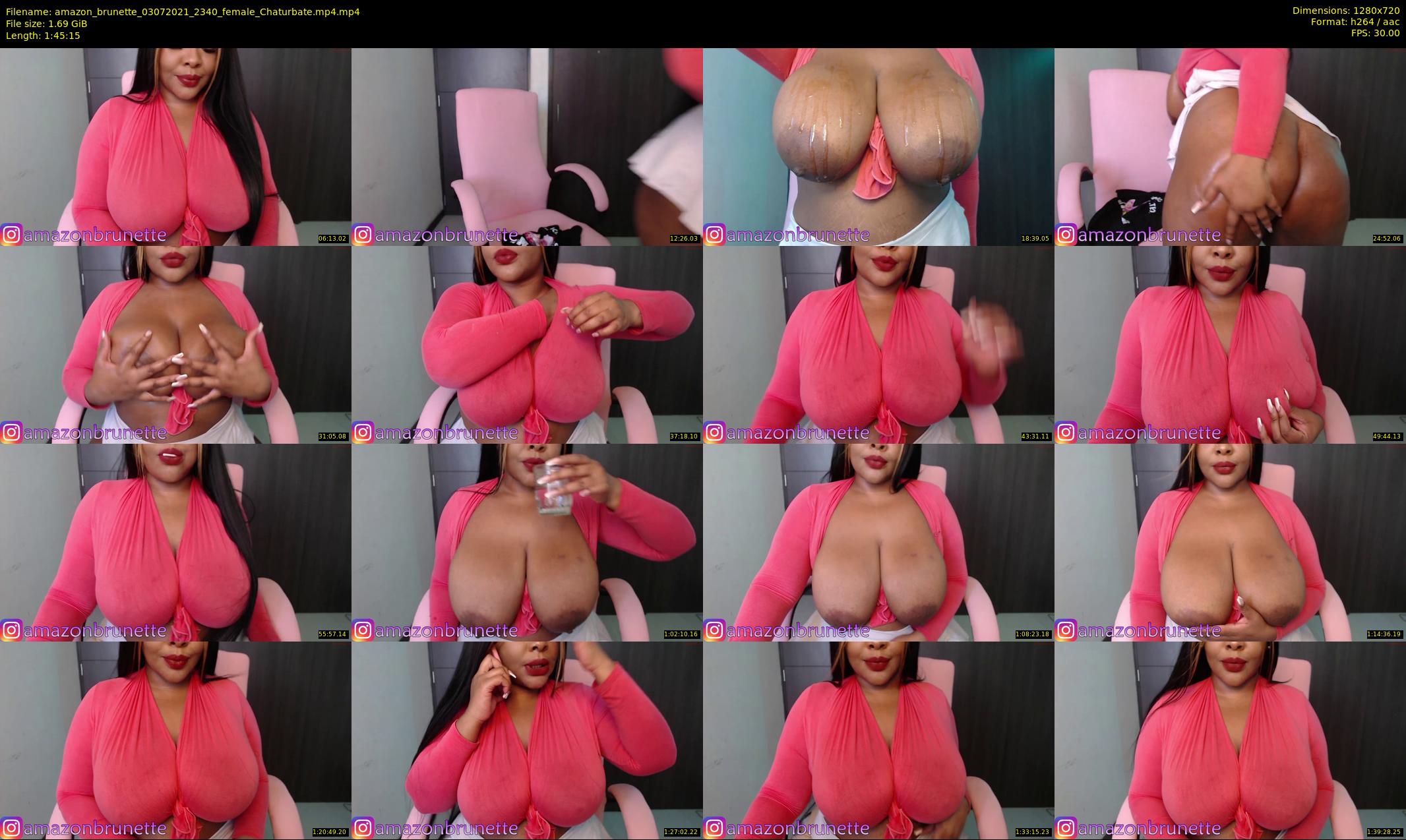 amazon_brunette — 106 minute Chaturbate female cam show recording, 720p, Jul 3, 2021