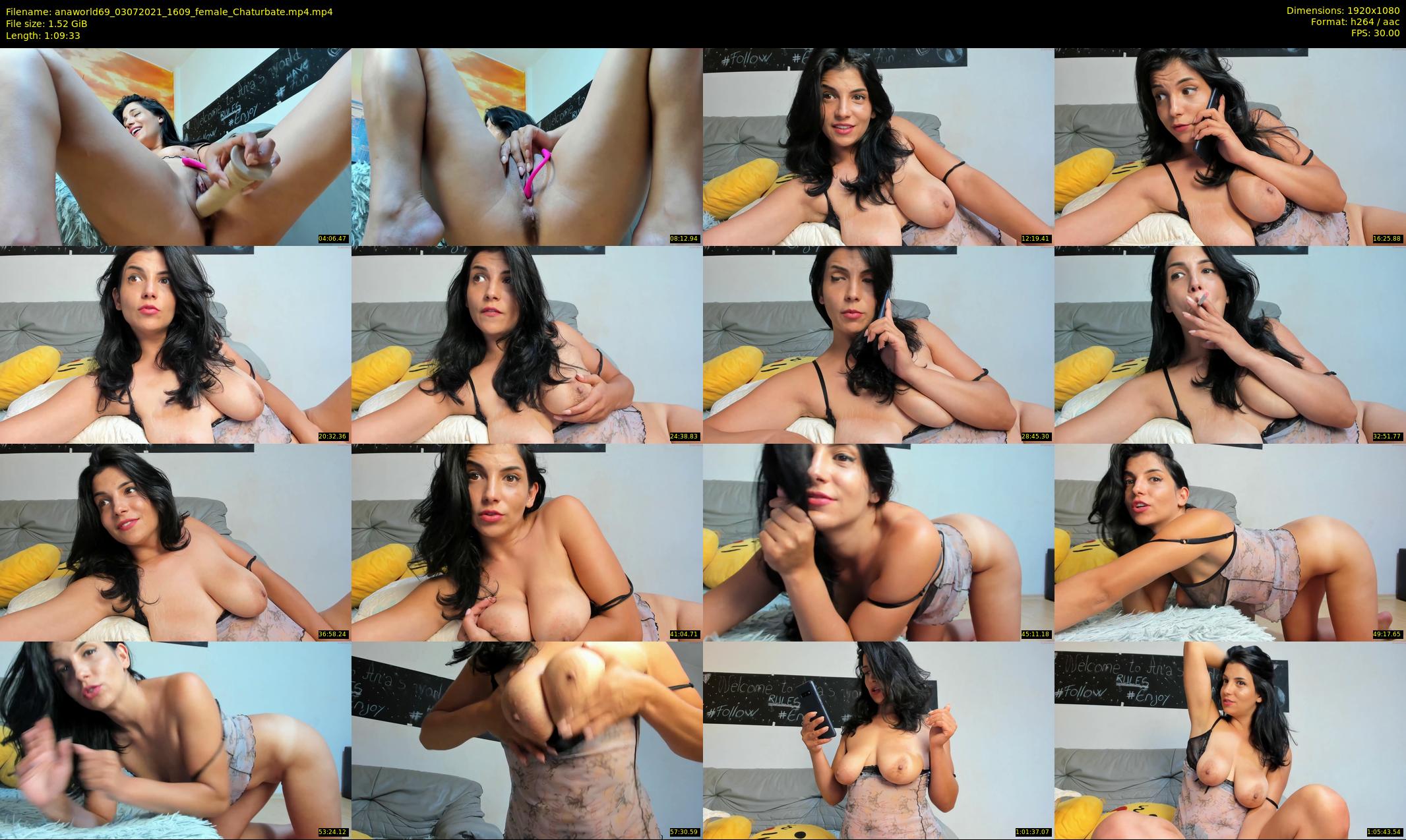anaworld69 — 70 minute Chaturbate female cam show recording, 1080p, Jul 3, 2021