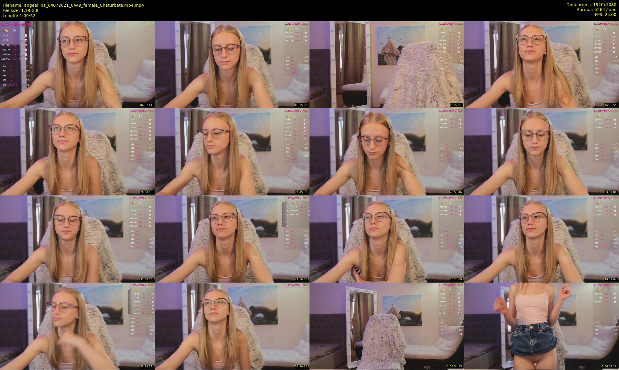 angeellina — 70 minute Chaturbate female cam show recording, 1080p, Jul 4, 2021