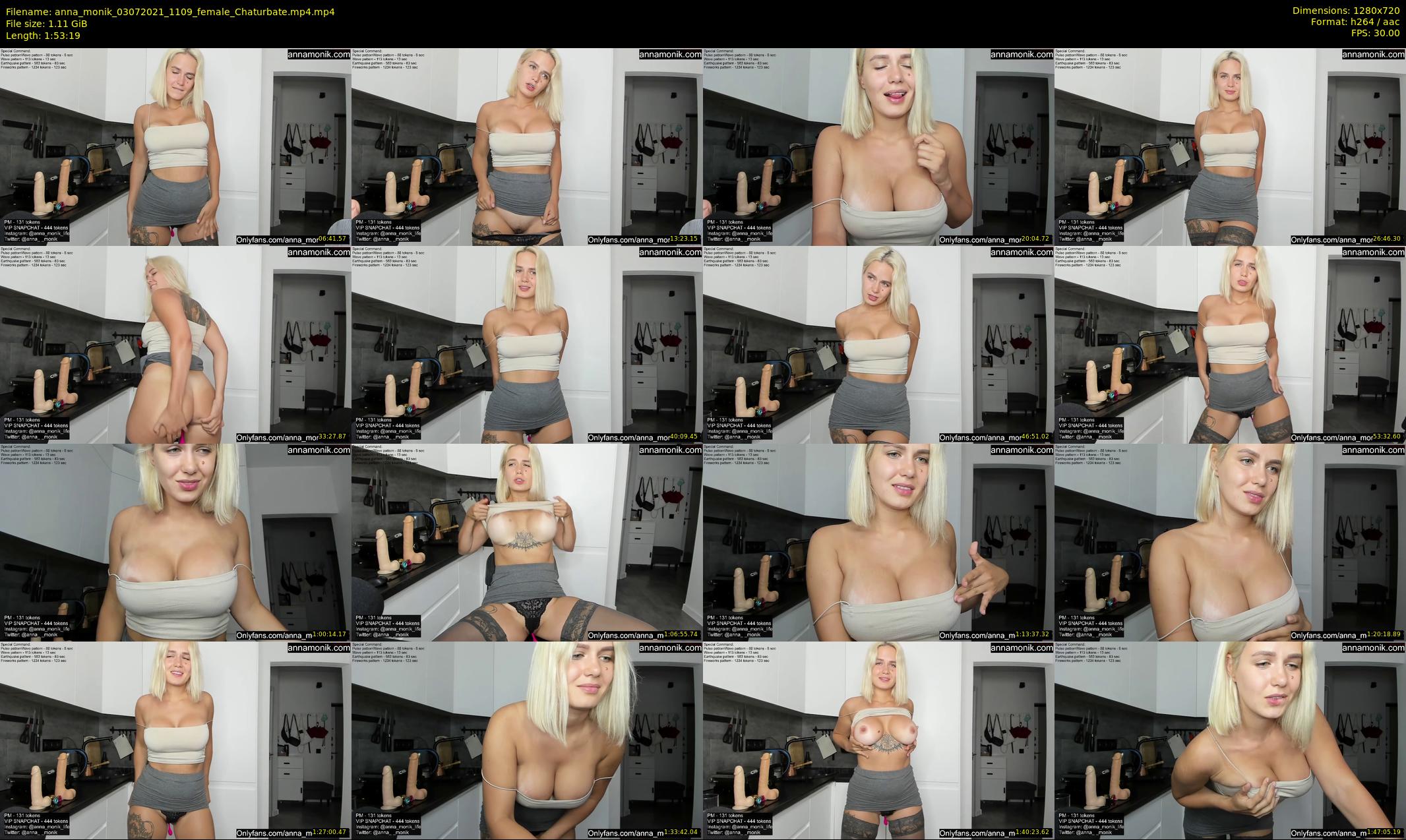anna_monik — 114 minute Chaturbate couple cam show recording, 720p, Jul 3, 2021