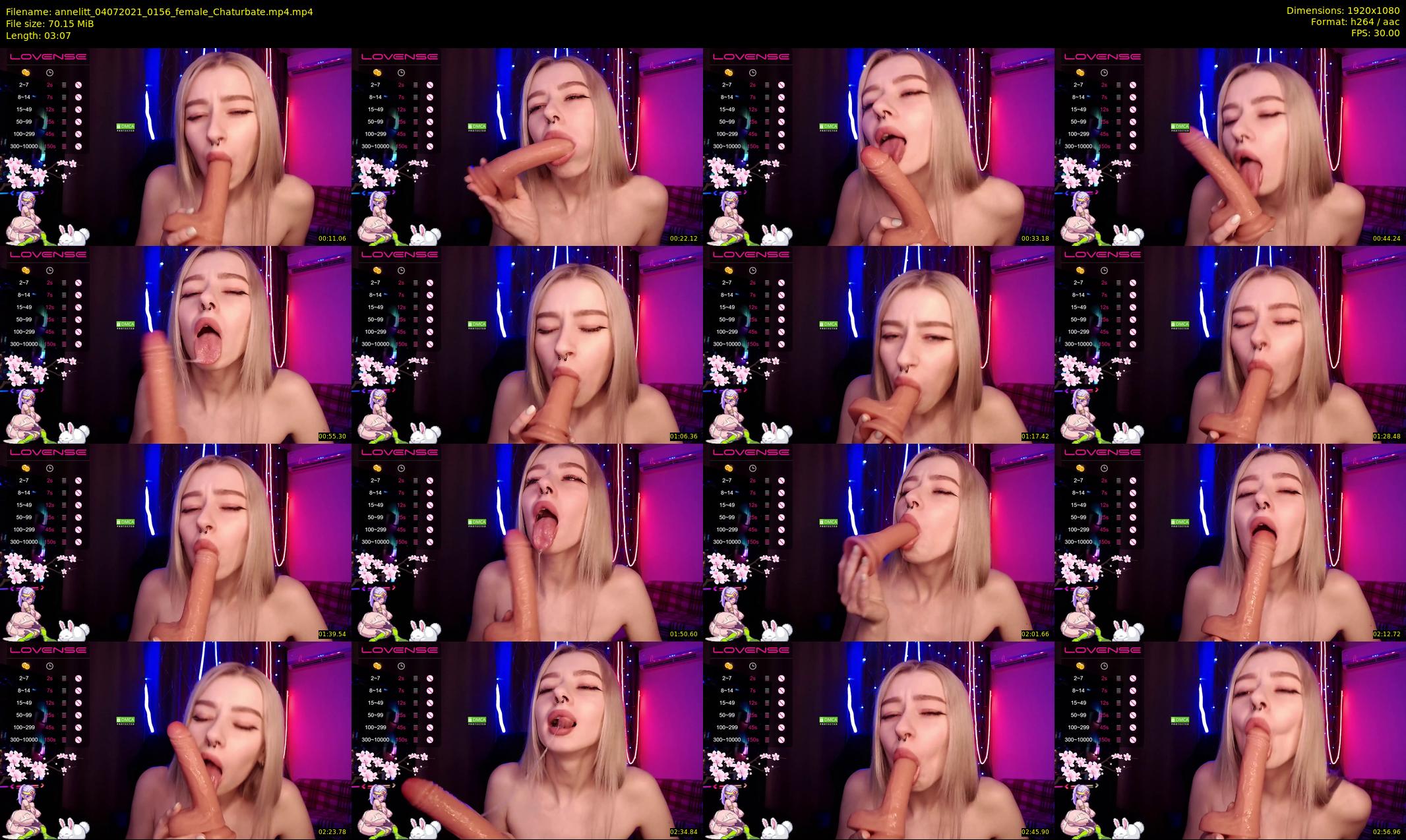 annelitt — 4 minute Chaturbate female cam show recording, 1080p, Jul 4, 2021