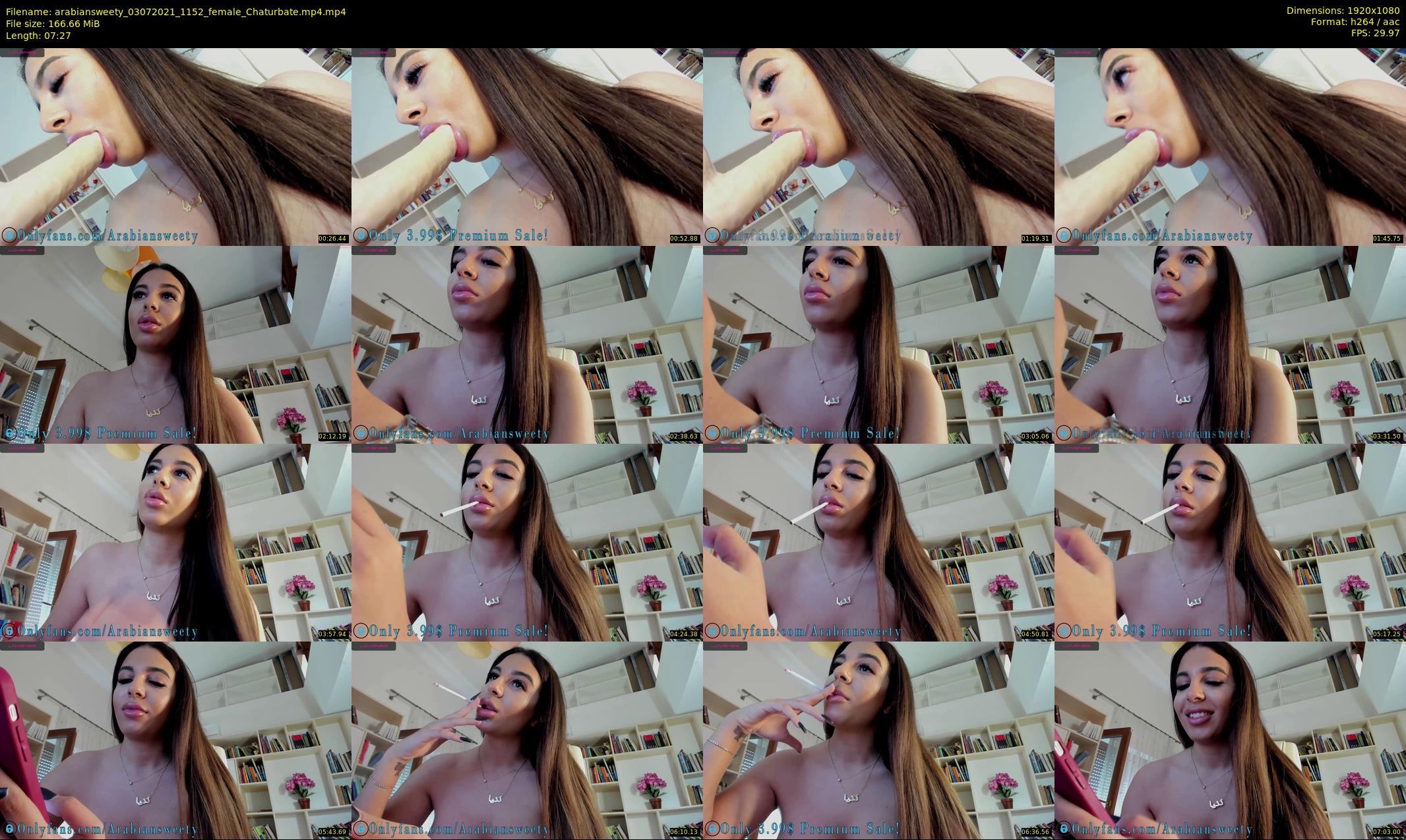 arabiansweety — 8 minute Chaturbate female cam show recording, 1080p, Jul 3, 2021