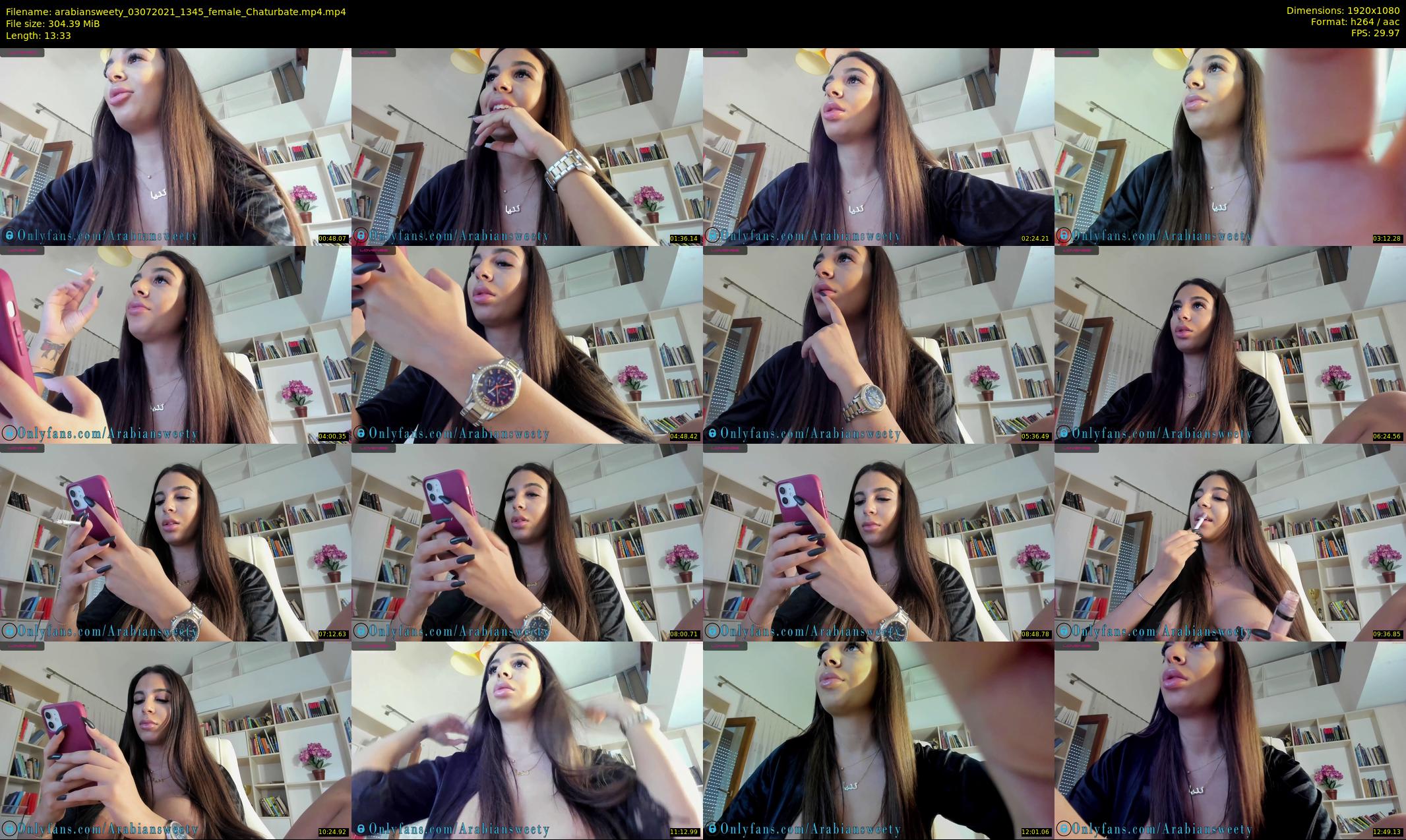 arabiansweety — 14 minute Chaturbate female cam show recording, 1080p, Jul 3, 2021