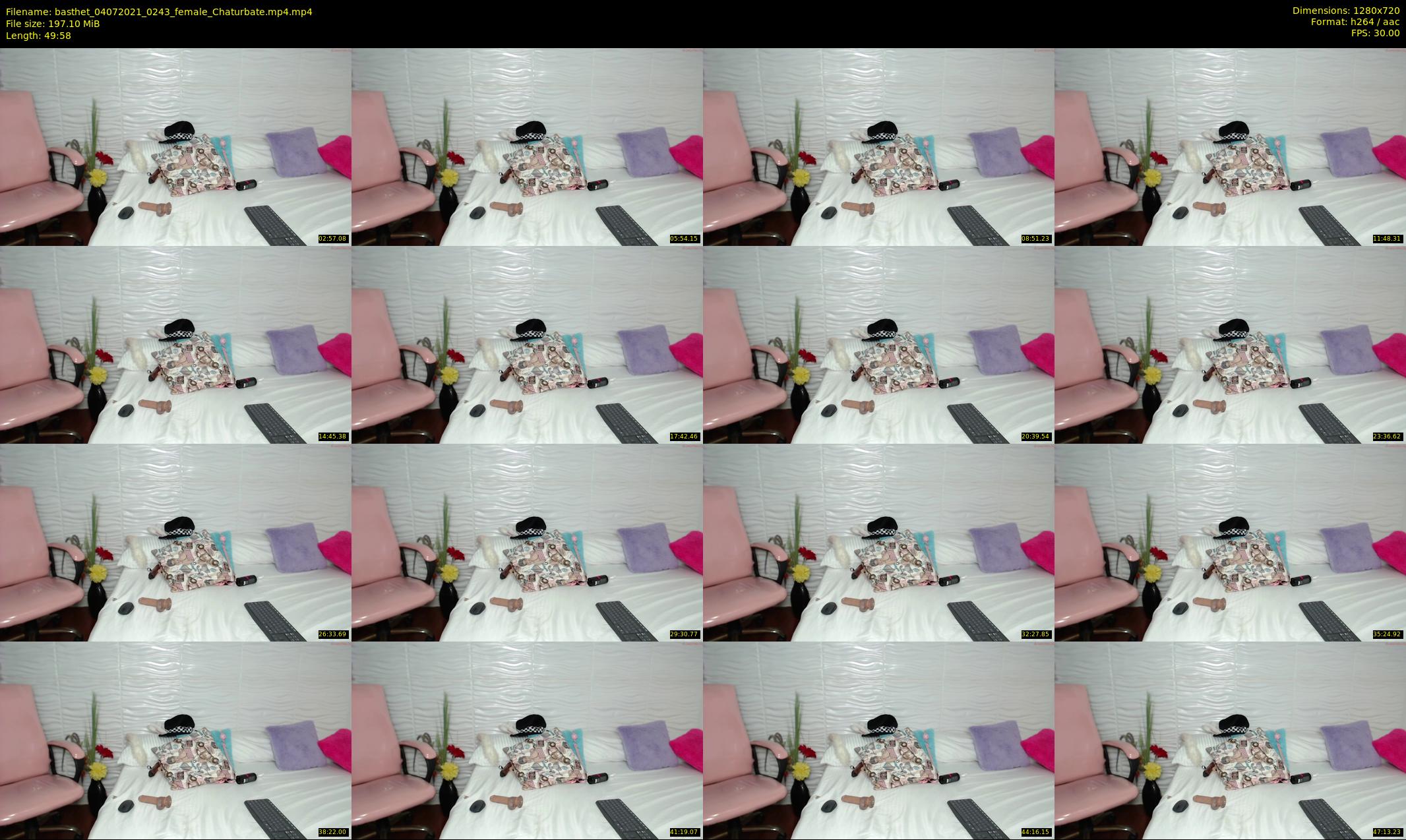 basthet — 50 minute Chaturbate female cam show recording, 720p, Jul 4, 2021