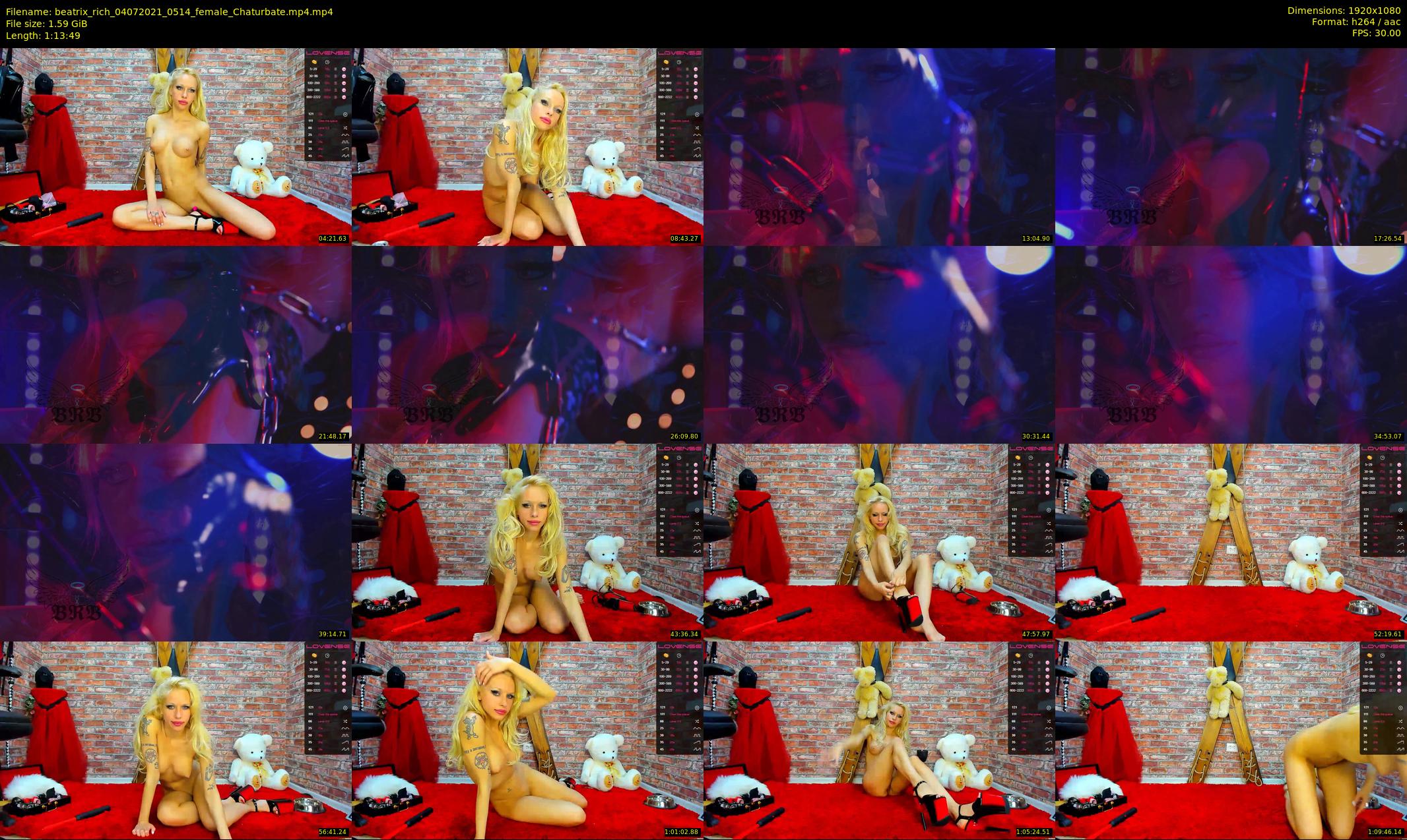 beatrix_rich — 74 minute Chaturbate female cam show recording, 1080p, Jul 4, 2021