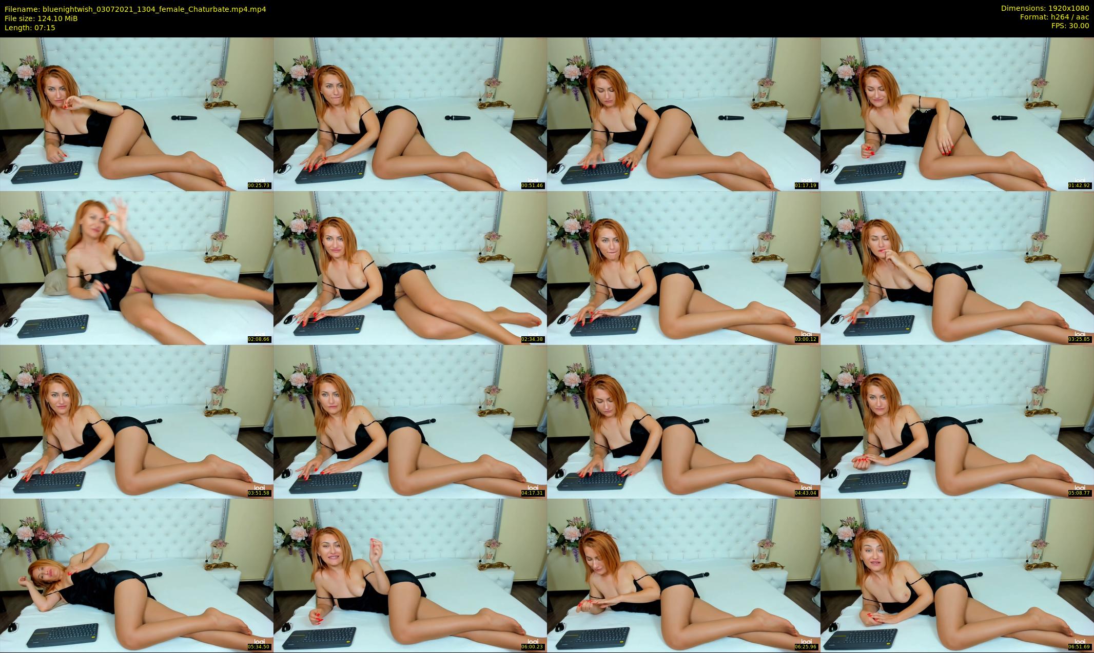 bluenightwish — 8 minute Chaturbate female cam show recording, 1080p, Jul 3, 2021