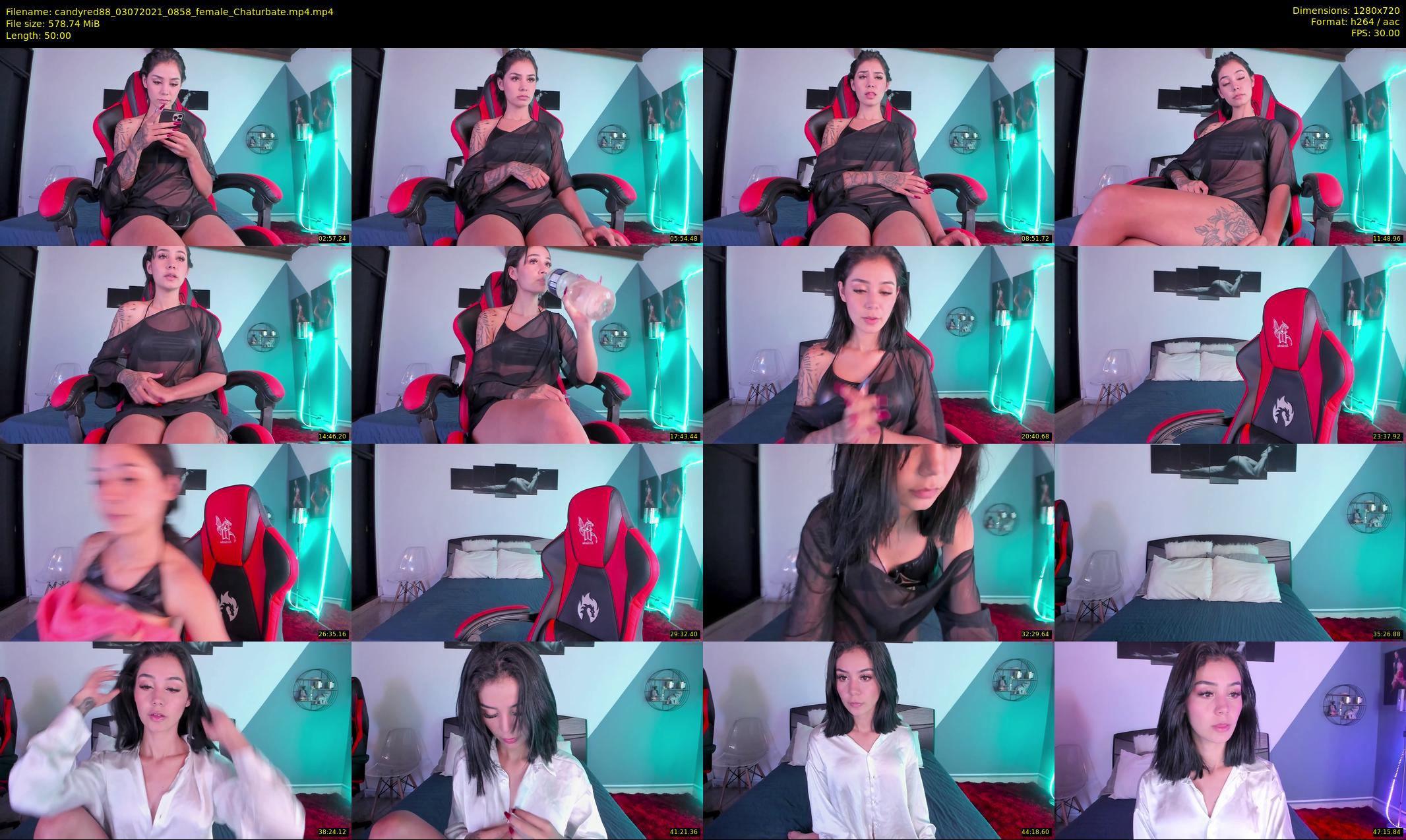 candyred88 — 50 minute Chaturbate female cam show recording, 720p, Jul 3, 2021