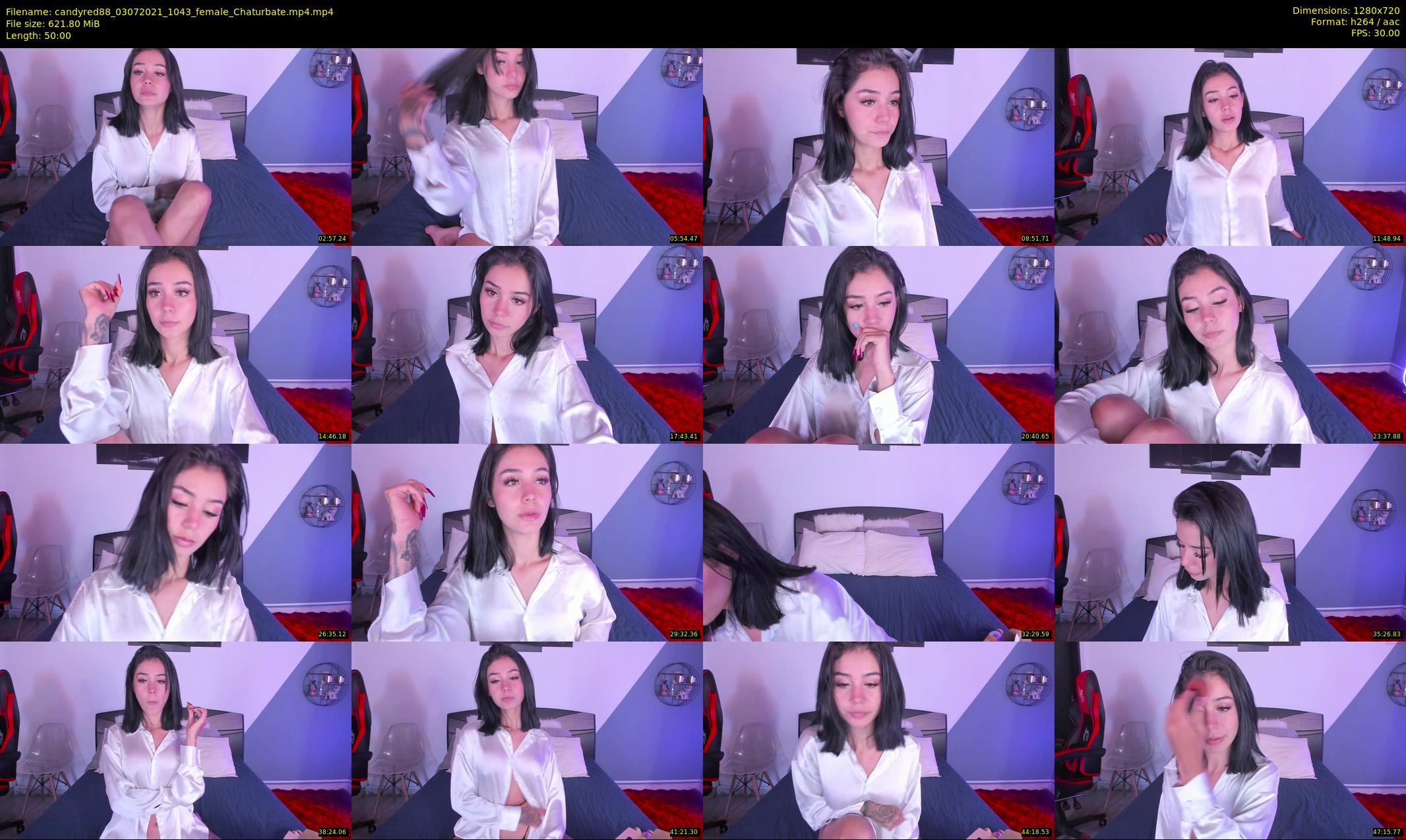candyred88 — 50 minute Chaturbate female cam show recording, 720p, Jul 3, 2021