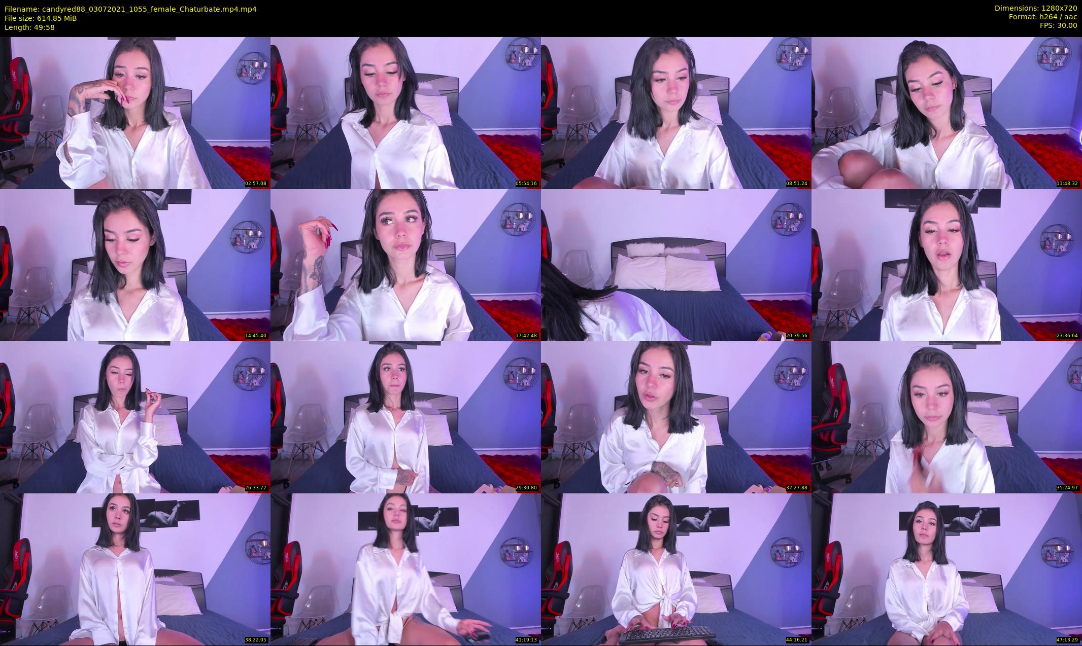 candyred88 — 50 minute Chaturbate female cam show recording, 720p, Jul 3, 2021