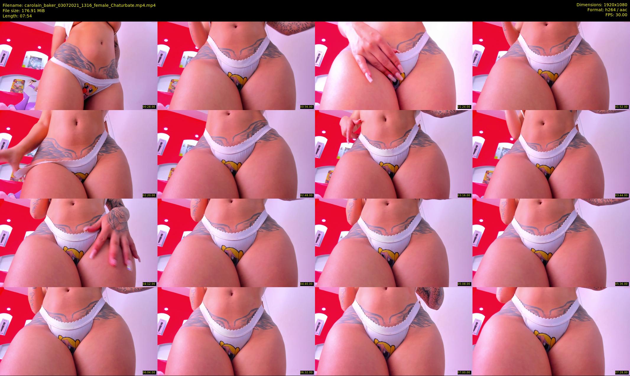 carolain_baker — 8 minute Chaturbate female cam show recording, 1080p, Jul 3, 2021