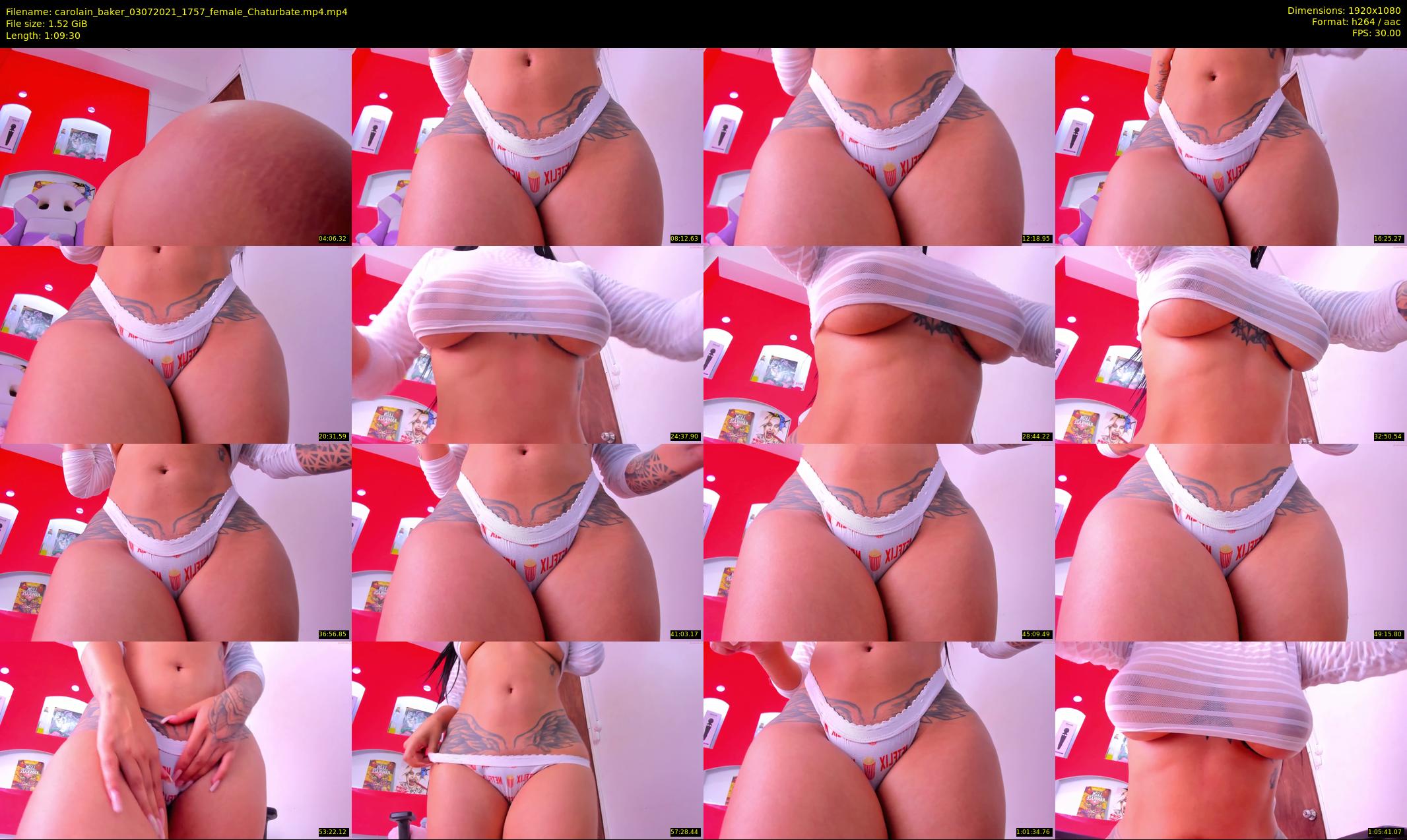 carolain_baker — 70 minute Chaturbate female cam show recording, 1080p, Jul 3, 2021