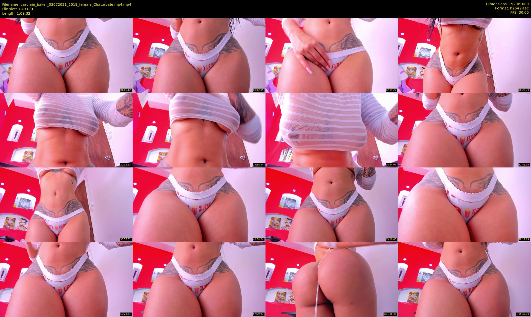 carolain_baker — 70 minute Chaturbate female cam show recording, 1080p, Jul 3, 2021