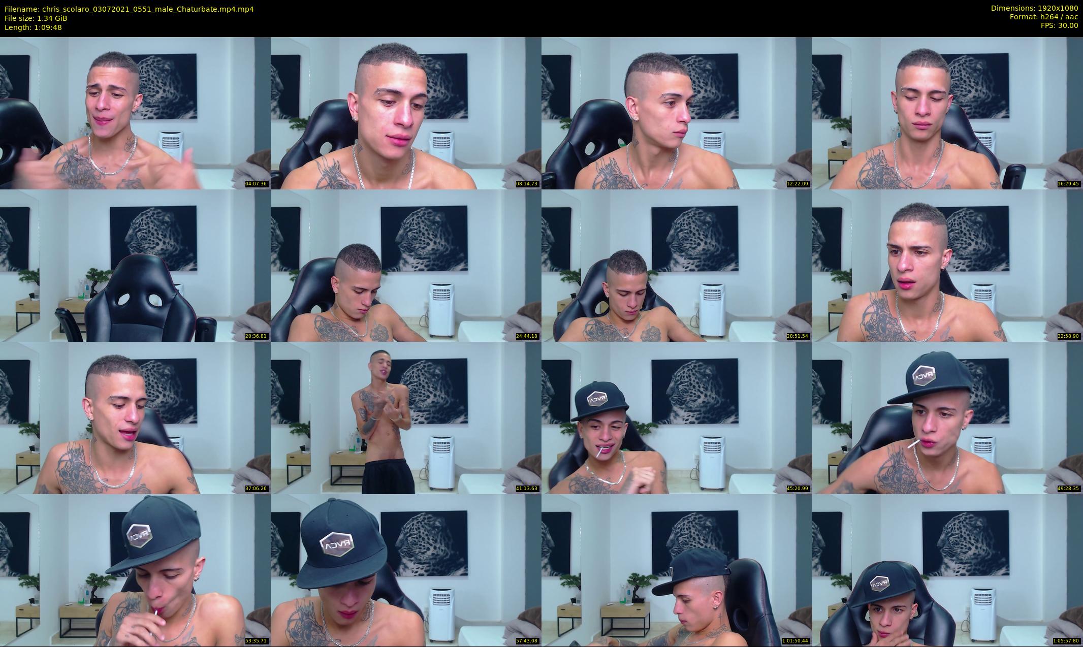 chris_scolaro — 70 minute Chaturbate male cam show recording, 1080p, Jul 3, 2021