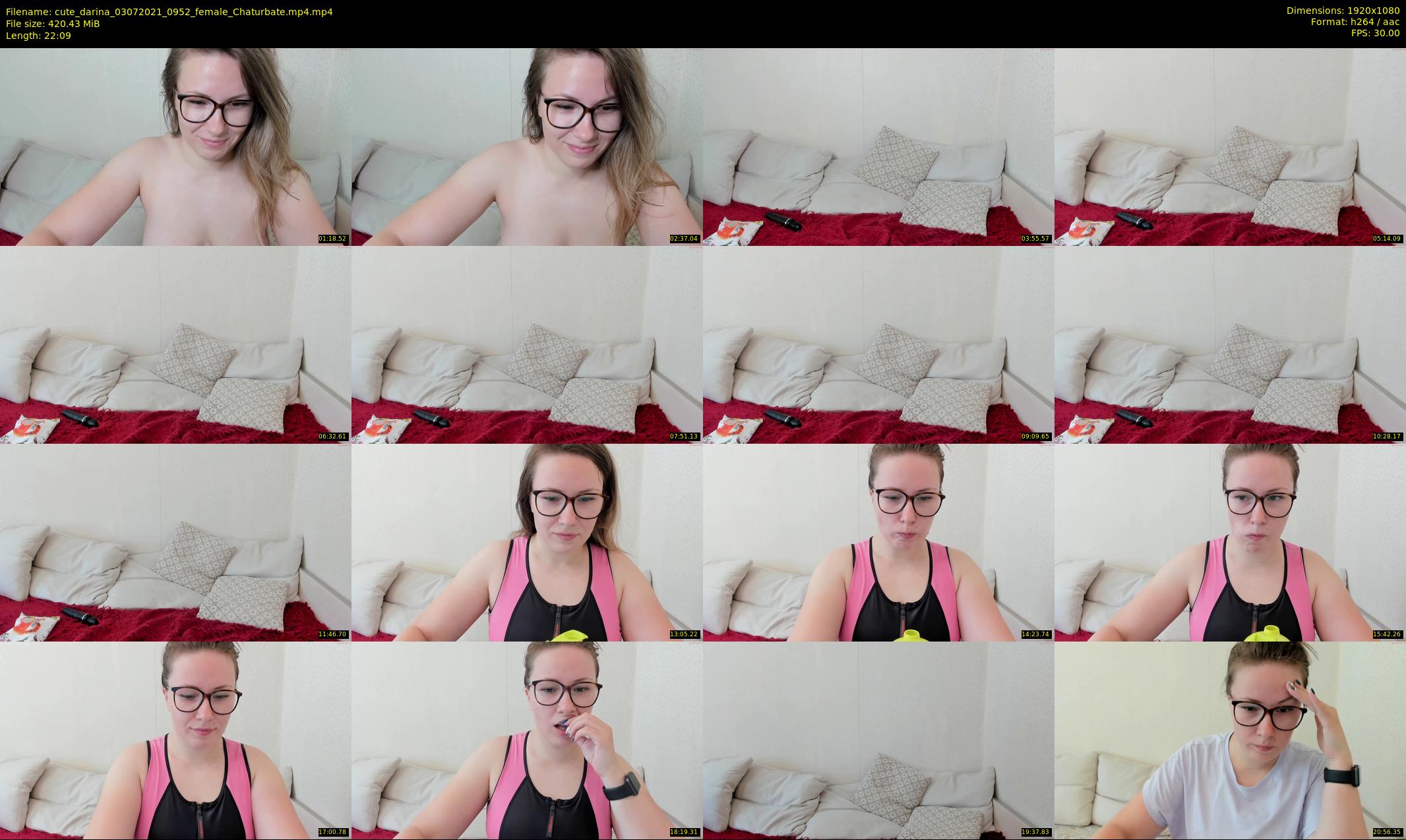 cute_darina — 23 minute Chaturbate female cam show recording, 1080p, Jul 3, 2021