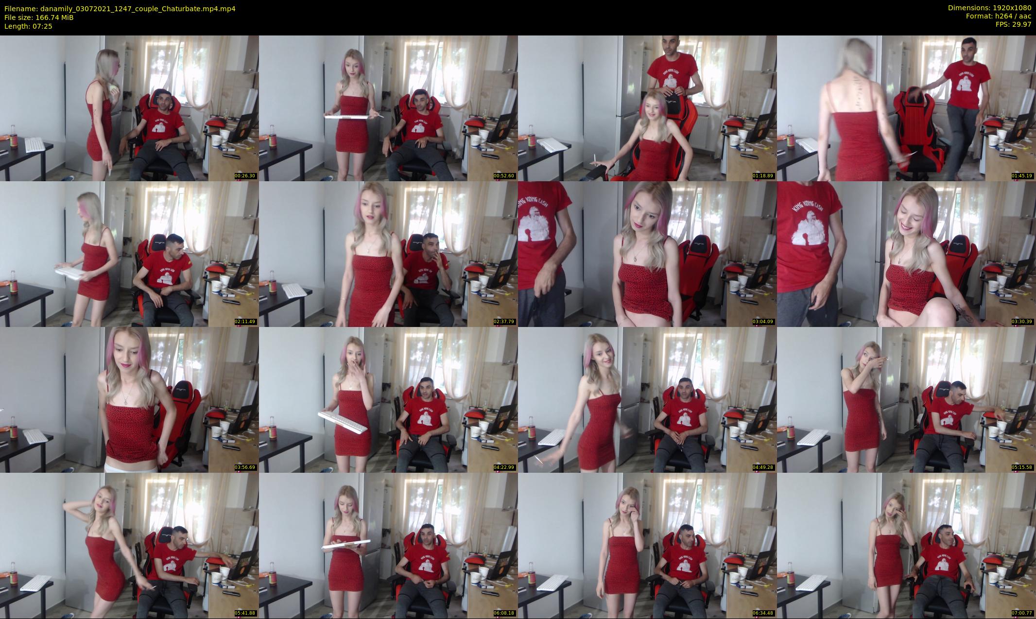 danamily — 8 minute Chaturbate female cam show recording, 1080p, Jul 3, 2021