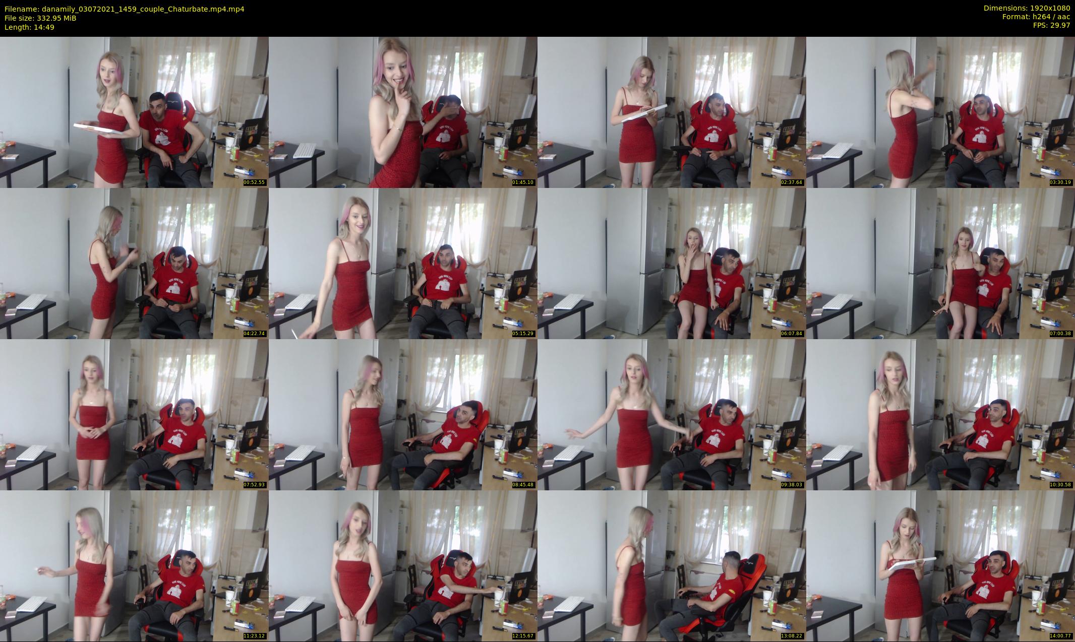 danamily — 15 minute Chaturbate female cam show recording, 1080p, Jul 3, 2021
