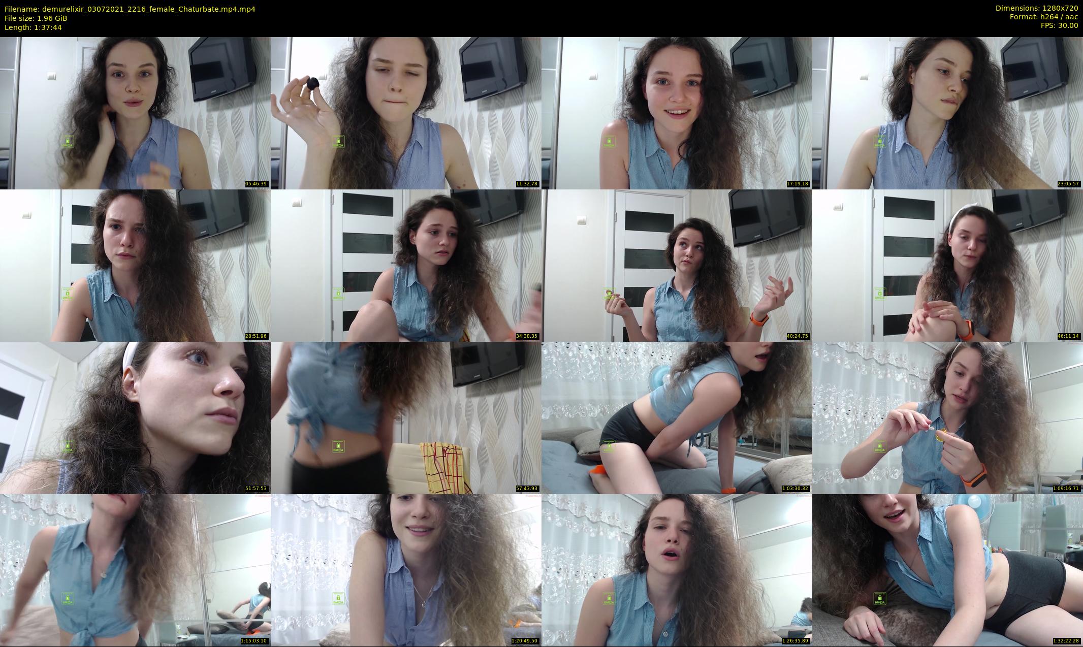 demurelixir — 98 minute Chaturbate female cam show recording, 720p, Jul 3, 2021