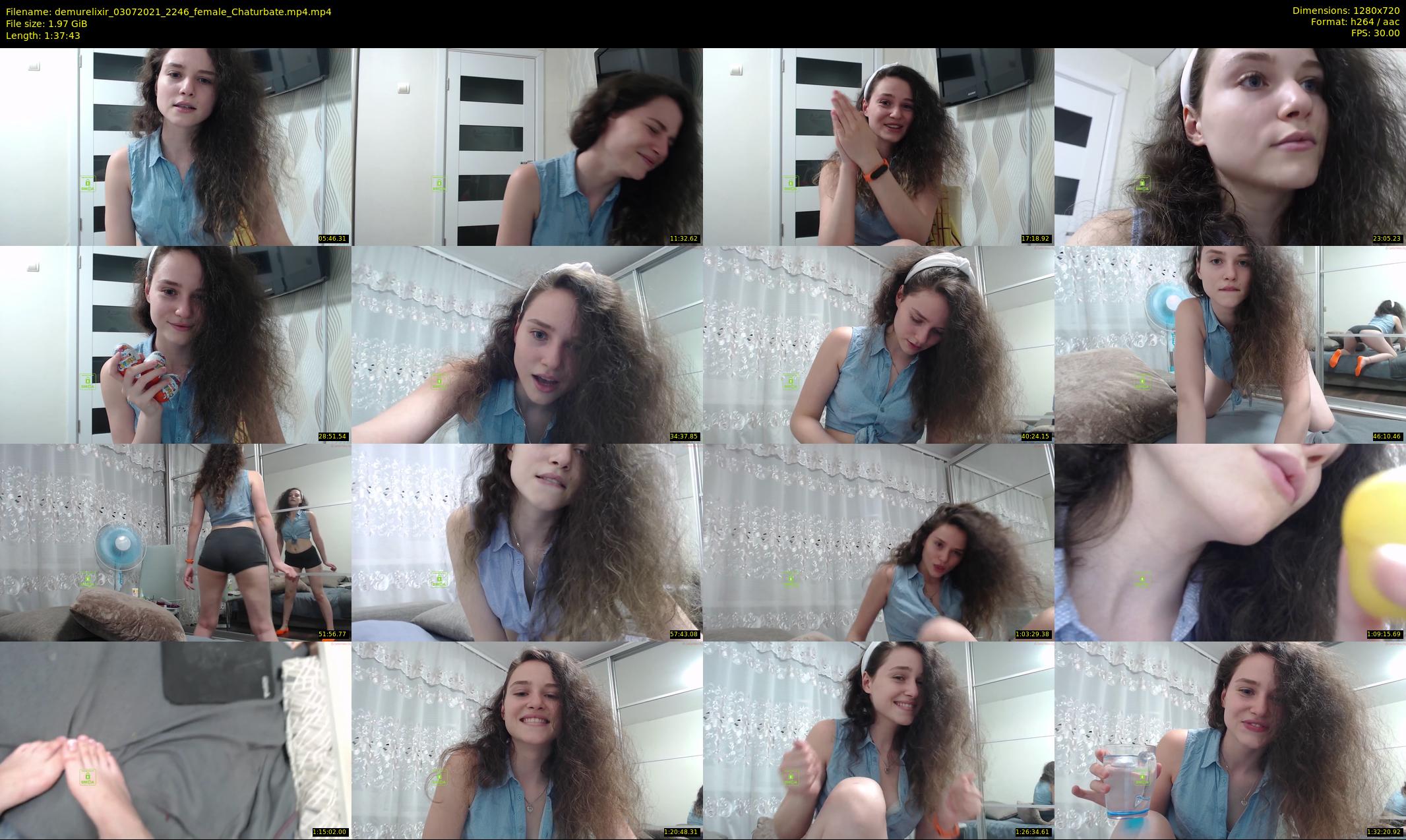 demurelixir — 98 minute Chaturbate female cam show recording, 720p, Jul 3, 2021