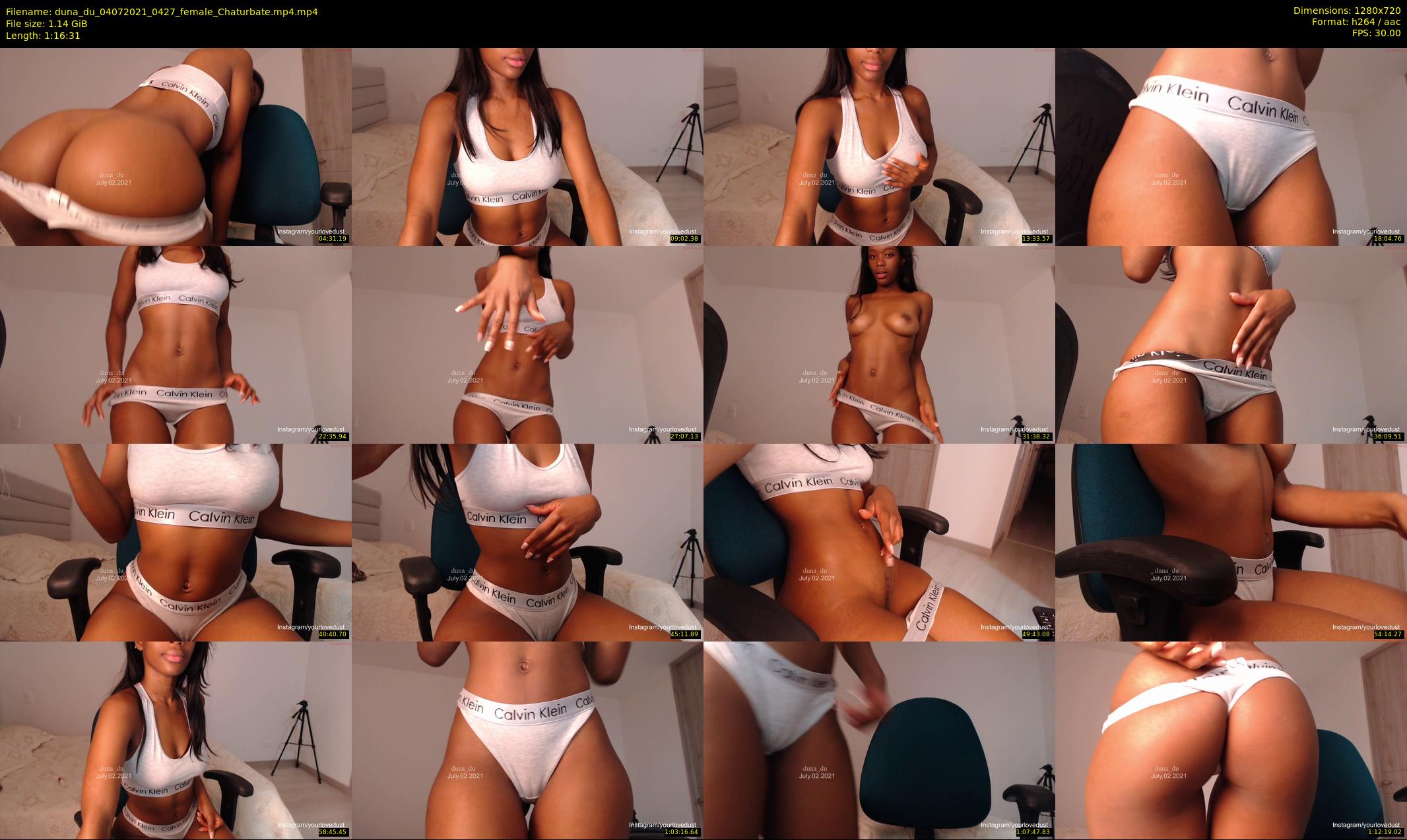 duna_du — 77 minute Chaturbate female cam show recording, 720p, Jul 4, 2021