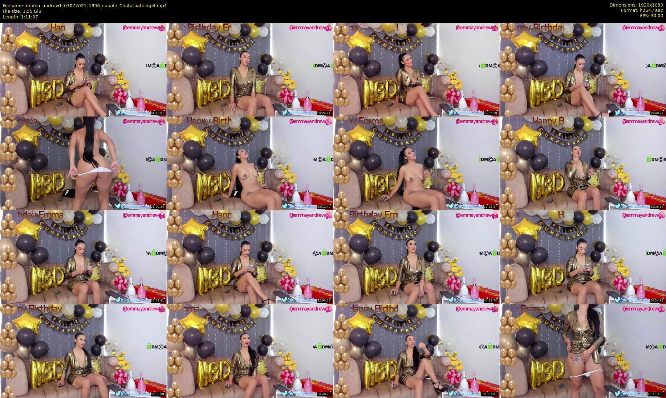 emma_andrew1 — 72 minute Chaturbate couple cam show recording, 1080p, Jul 3, 2021