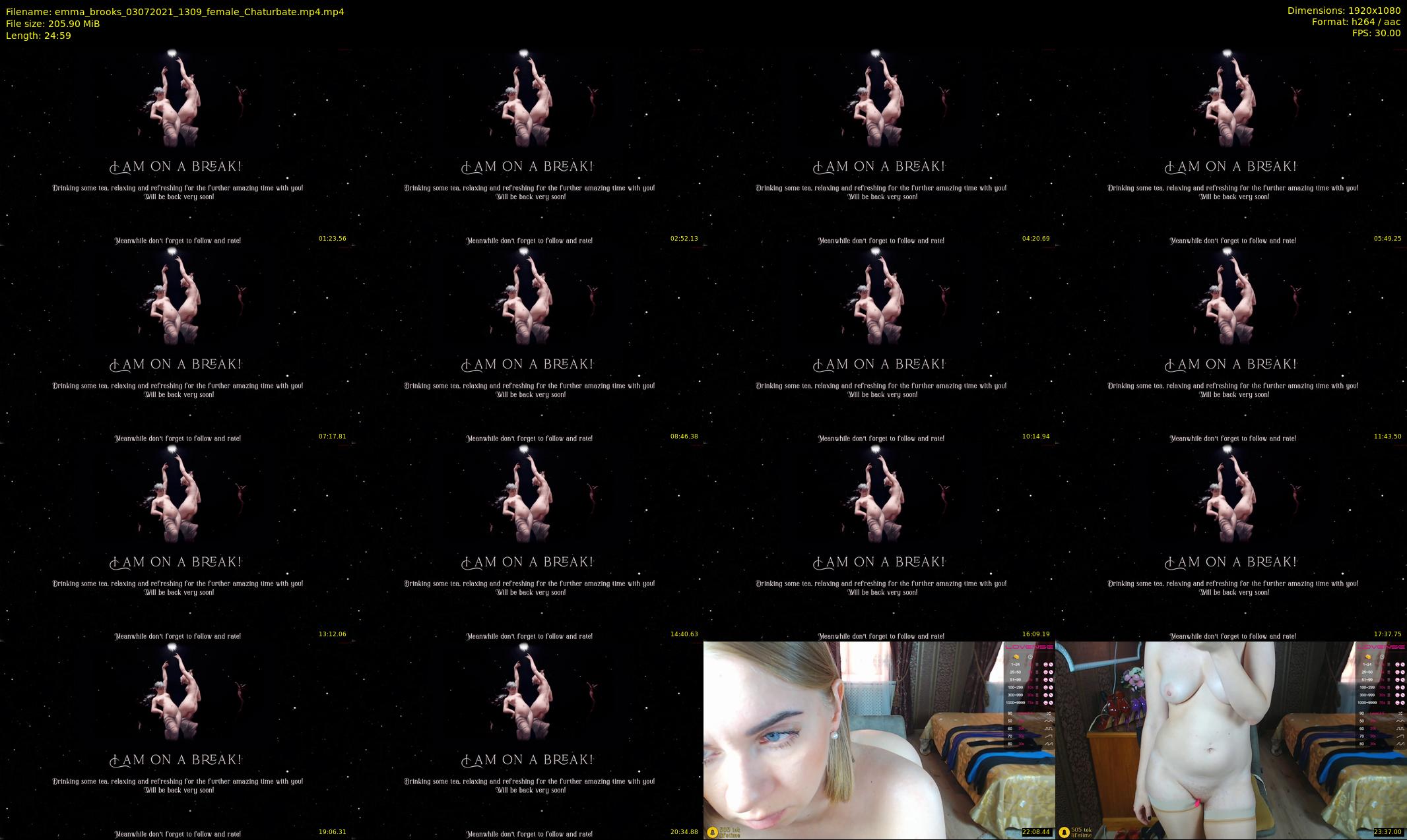 emma_brooks — 25 minute Chaturbate female cam show recording, 1080p, Jul 3, 2021