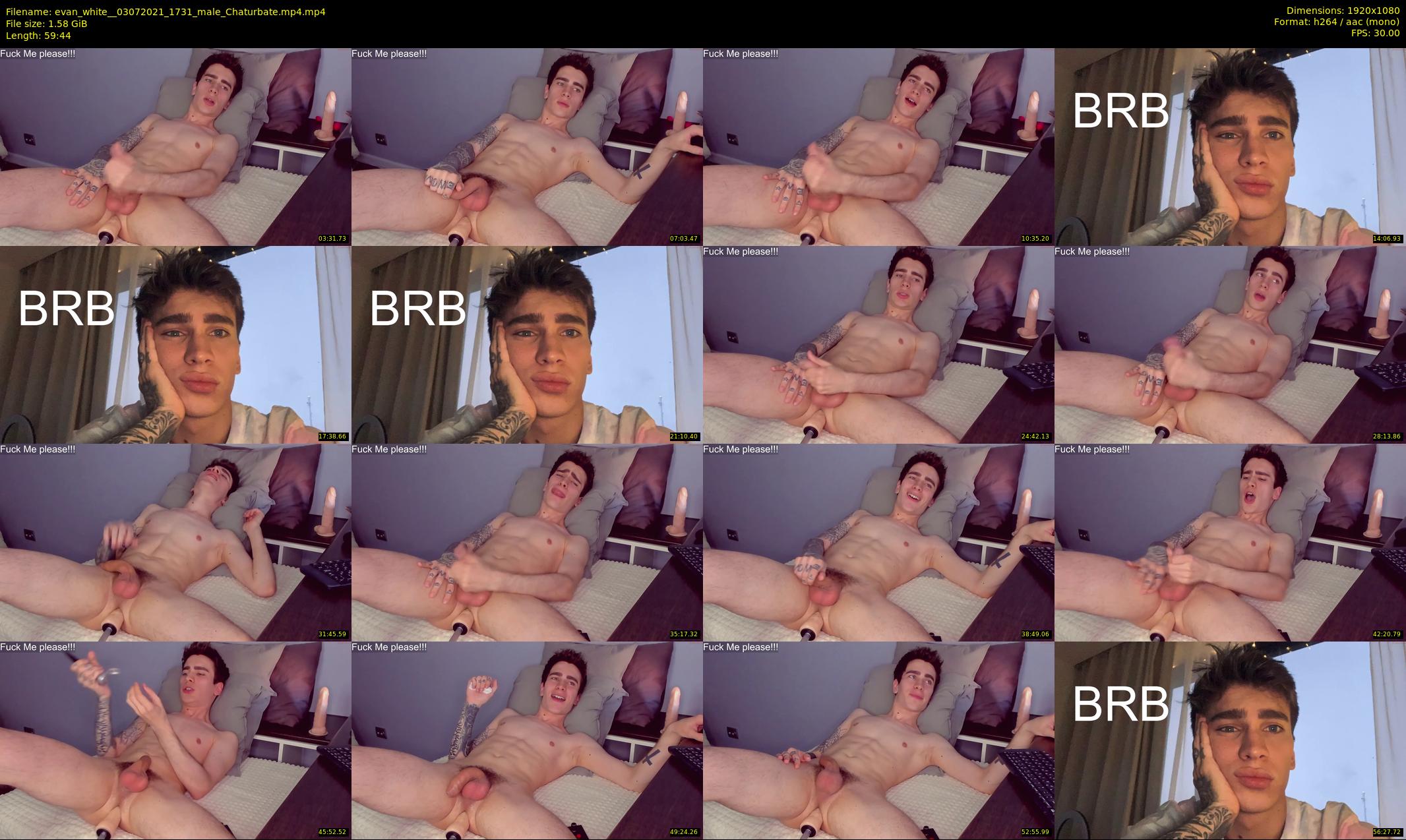 evan_white_ — 60 minute Chaturbate male cam show recording, 1080p, Jul 3, 2021