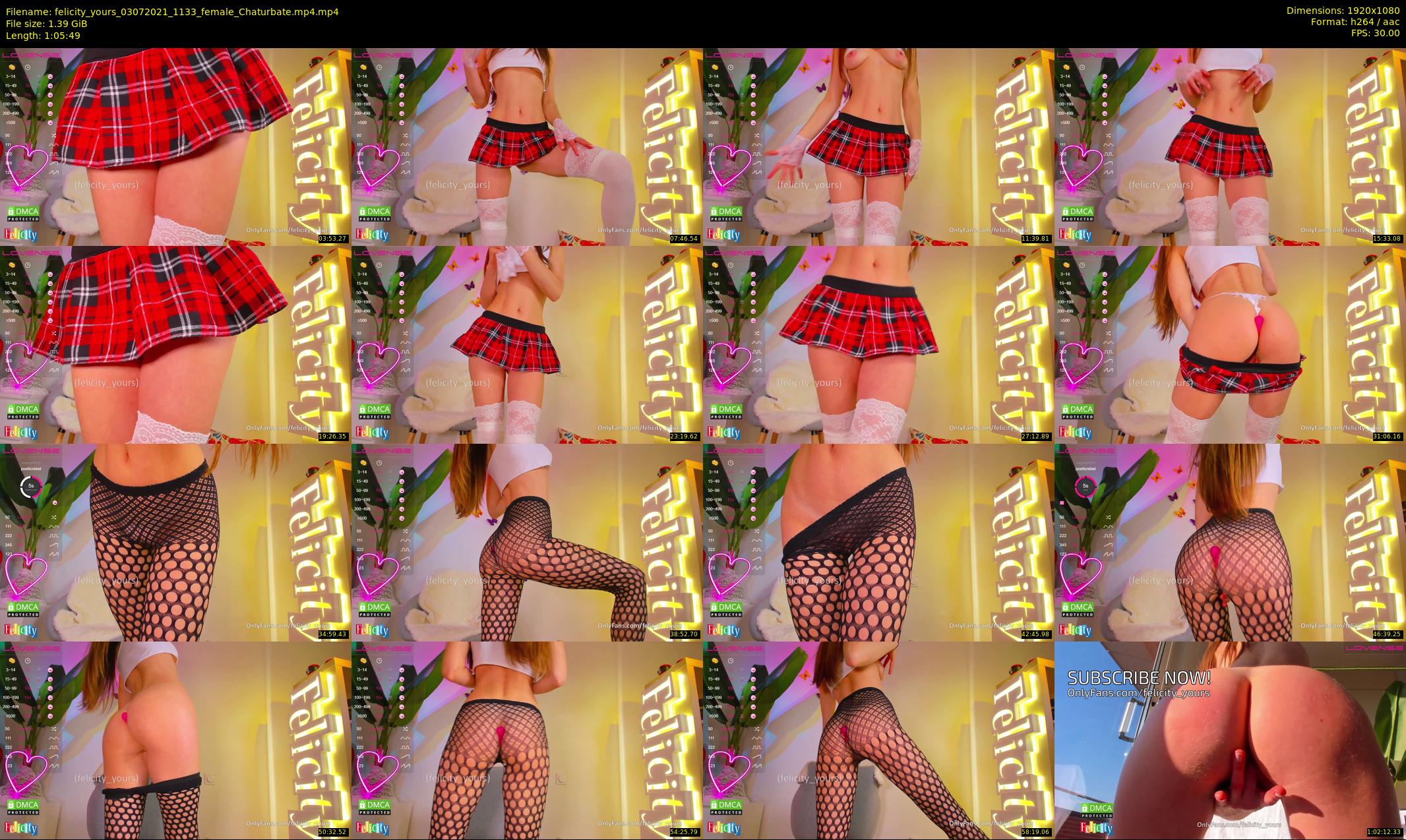 felicity_yours — 66 minute Chaturbate female cam show recording, 1080p, Jul 3, 2021