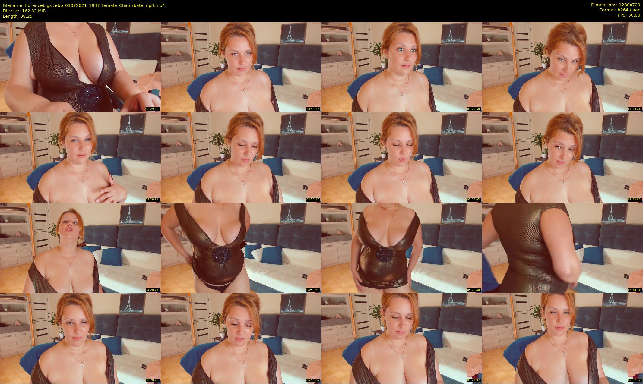 florencebigsizebb — 9 minute Chaturbate female cam show recording, 720p, Jul 3, 2021