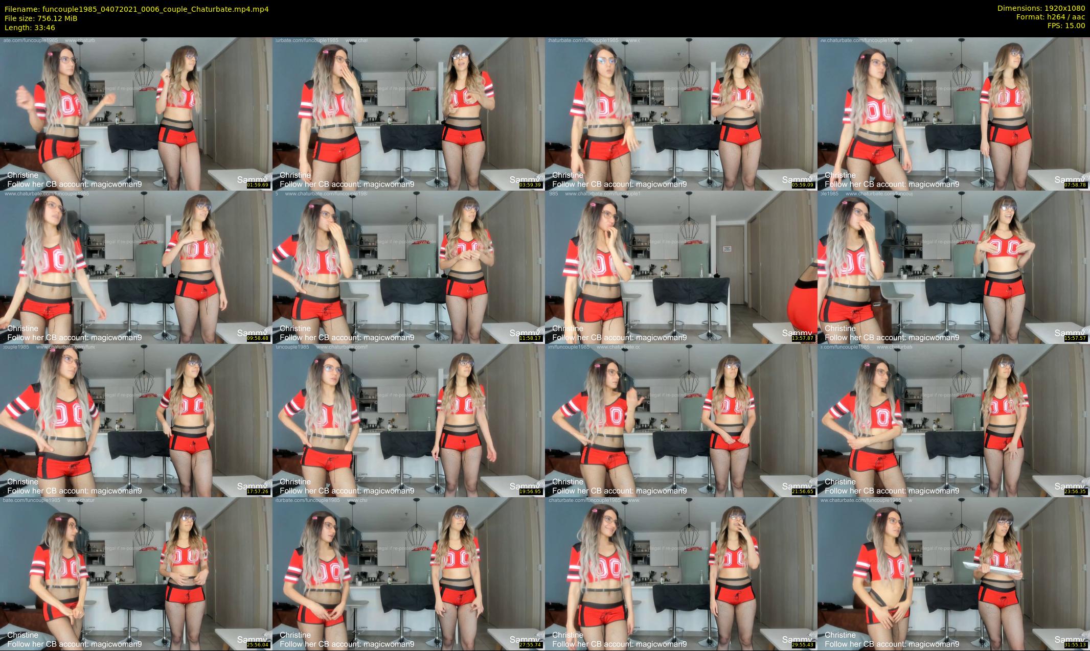 funcouple1985 — 34 minute Chaturbate couple cam show recording, 1080p, Jul 4, 2021