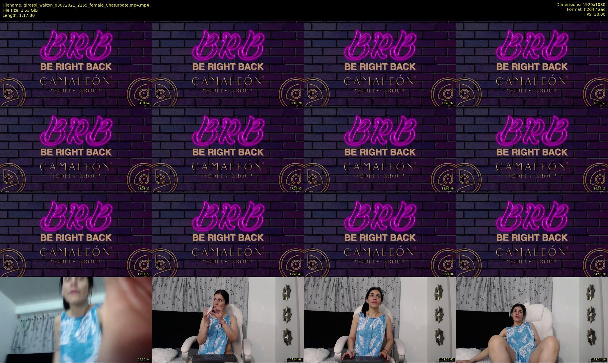 girasol_walton — 78 minute Chaturbate female cam show recording, 1080p, Jul 3, 2021