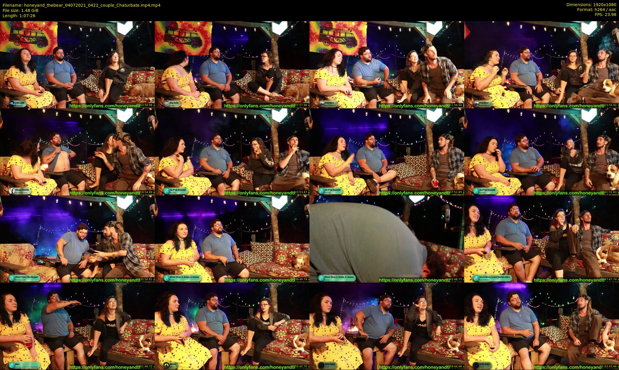 honeyand_thebear — 68 minute Chaturbate couple cam show recording, 1080p, Jul 4, 2021