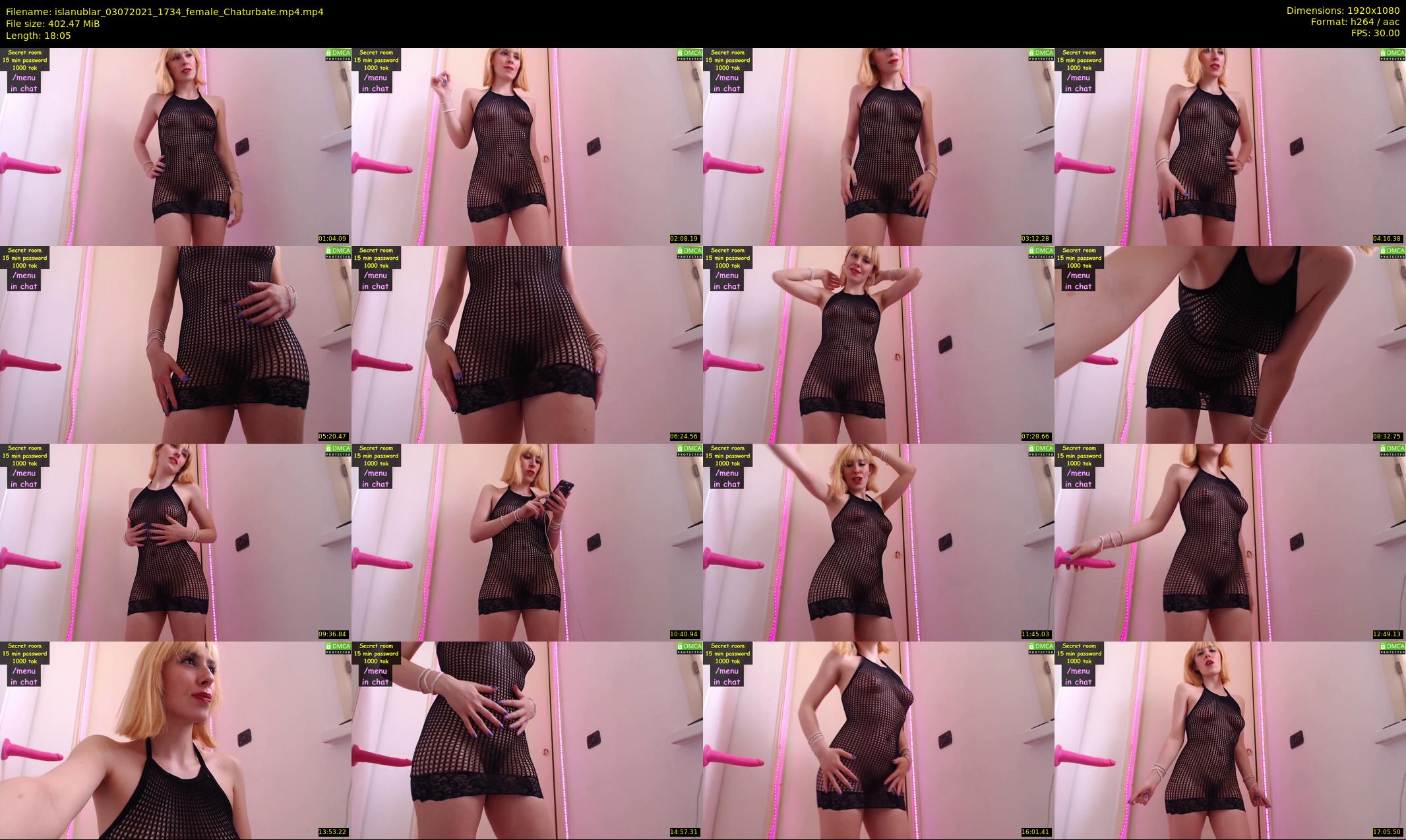 islanublar — 19 minute Chaturbate female cam show recording, 1080p, Jul 3, 2021