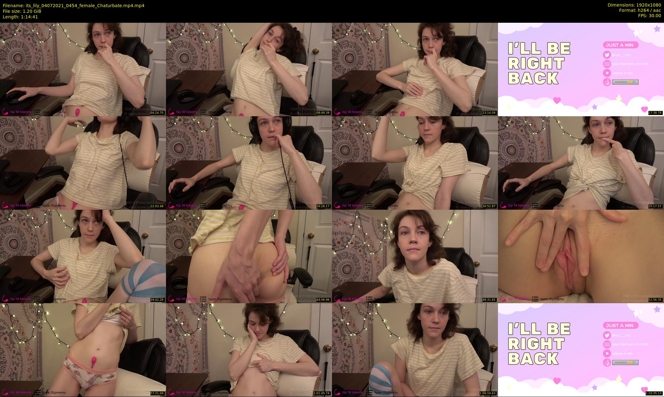 its_lily — 75 minute Chaturbate female cam show recording, 1080p, Jul 4, 2021