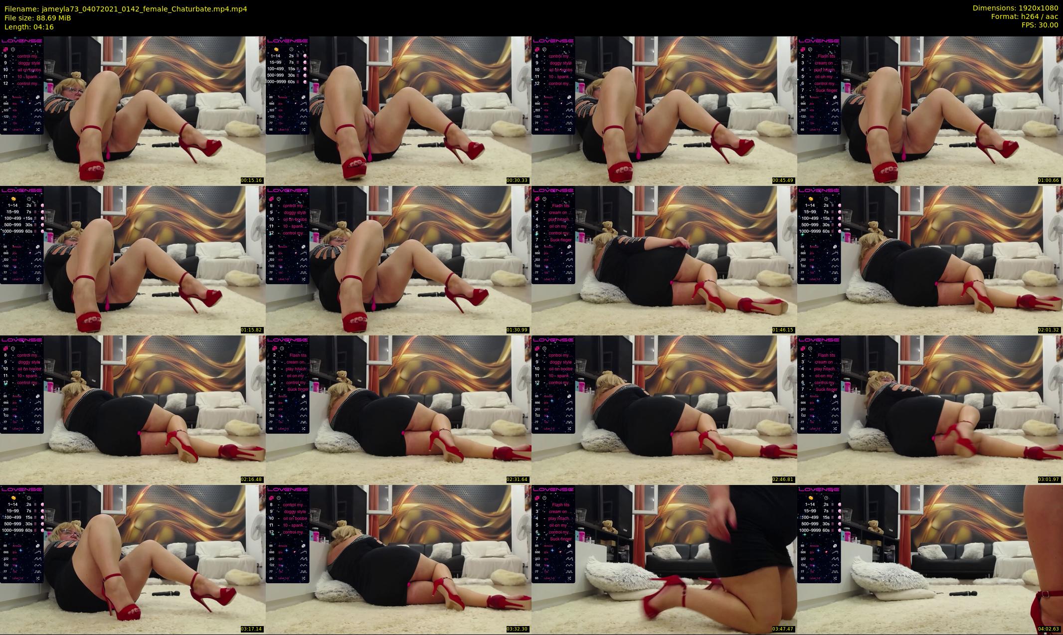 jameyla73 — 5 minute Chaturbate female cam show recording, 1080p, Jul 4, 2021